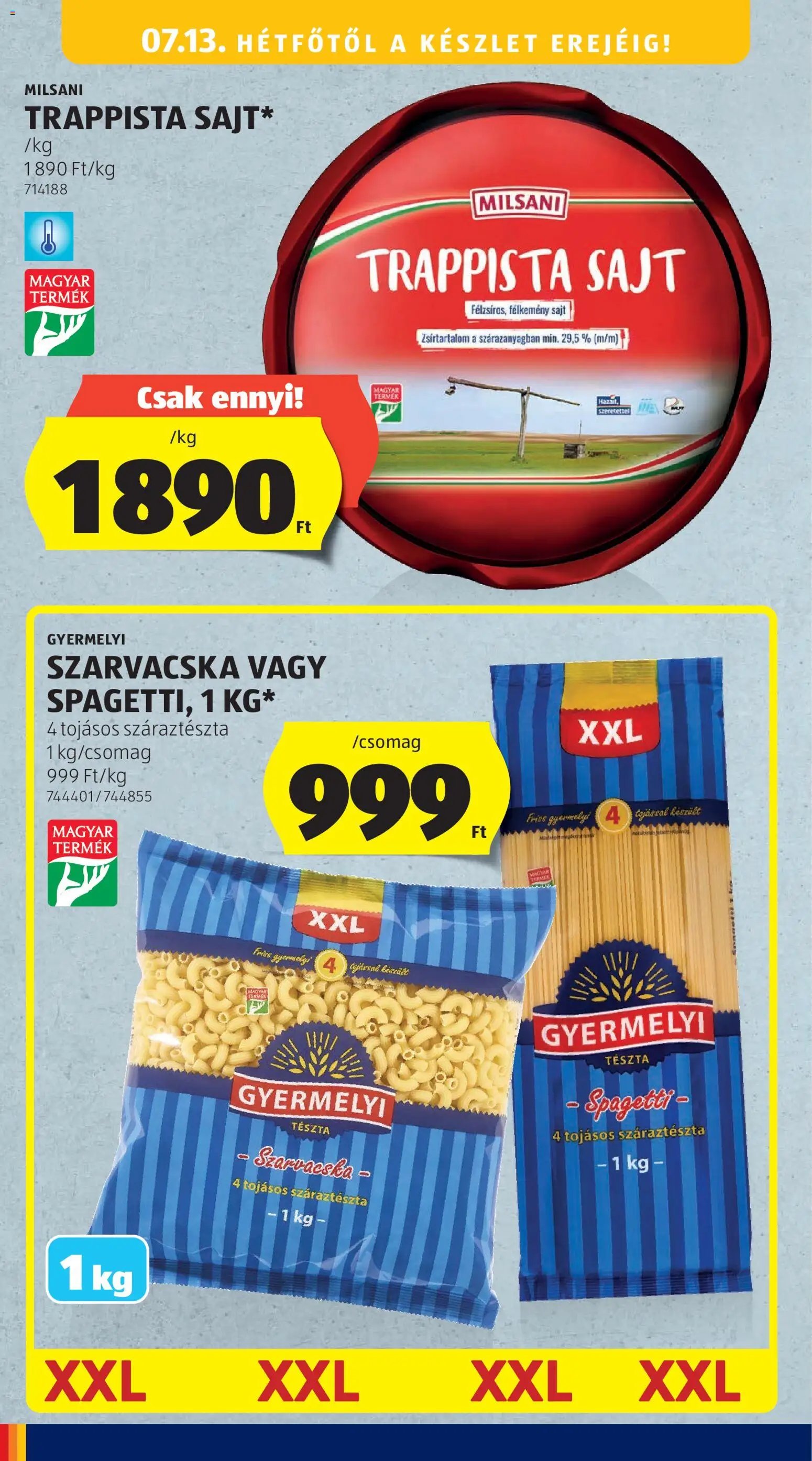 Aldi újság 2026.07.09. Aldi akciós újság