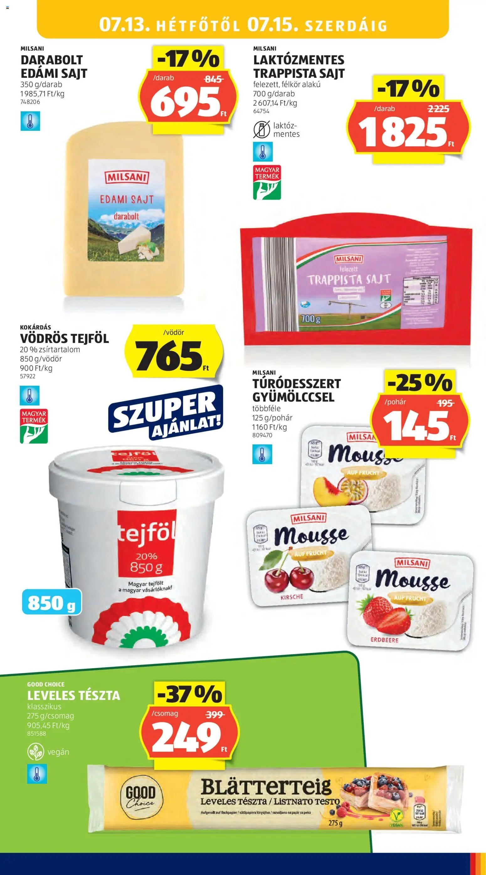Aldi újság 2026.07.09. Aldi akciós újság