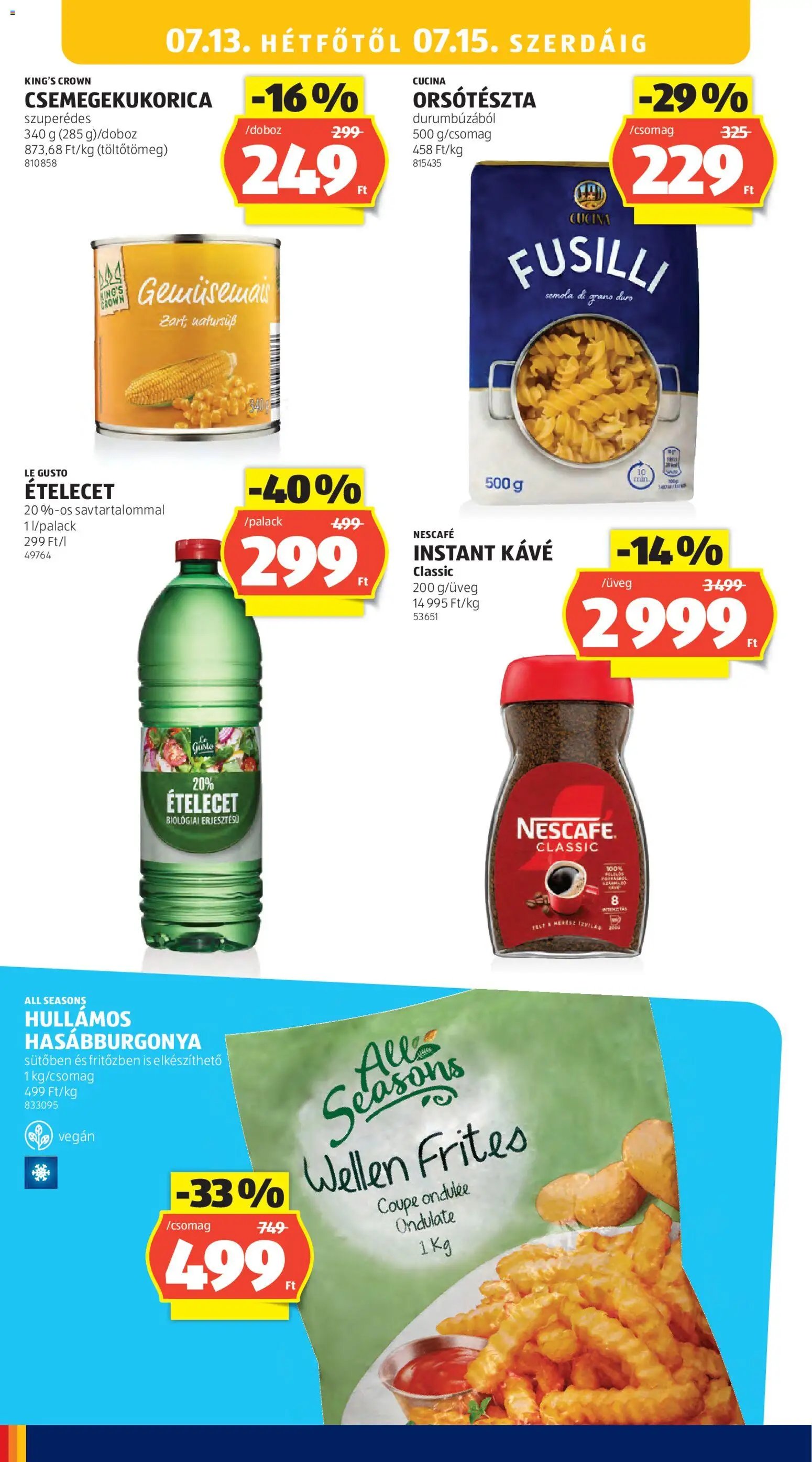 Aldi újság 2026.07.09. Aldi akciós újság