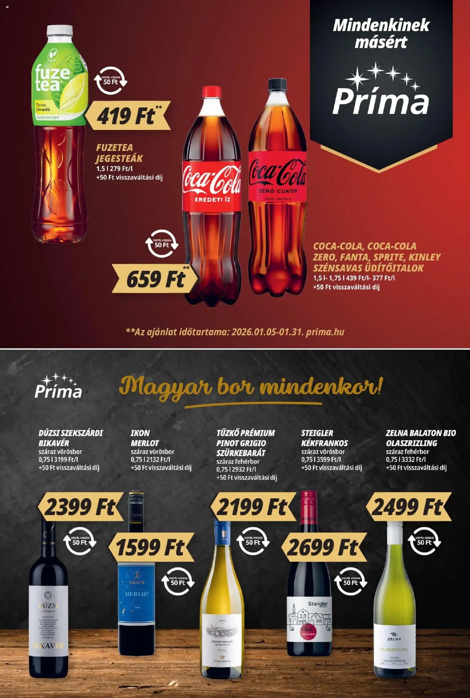 CBA Príma újság 2026.01.15. Akciós újság CBA Príma (2026-01-15 - 2026-01-21)