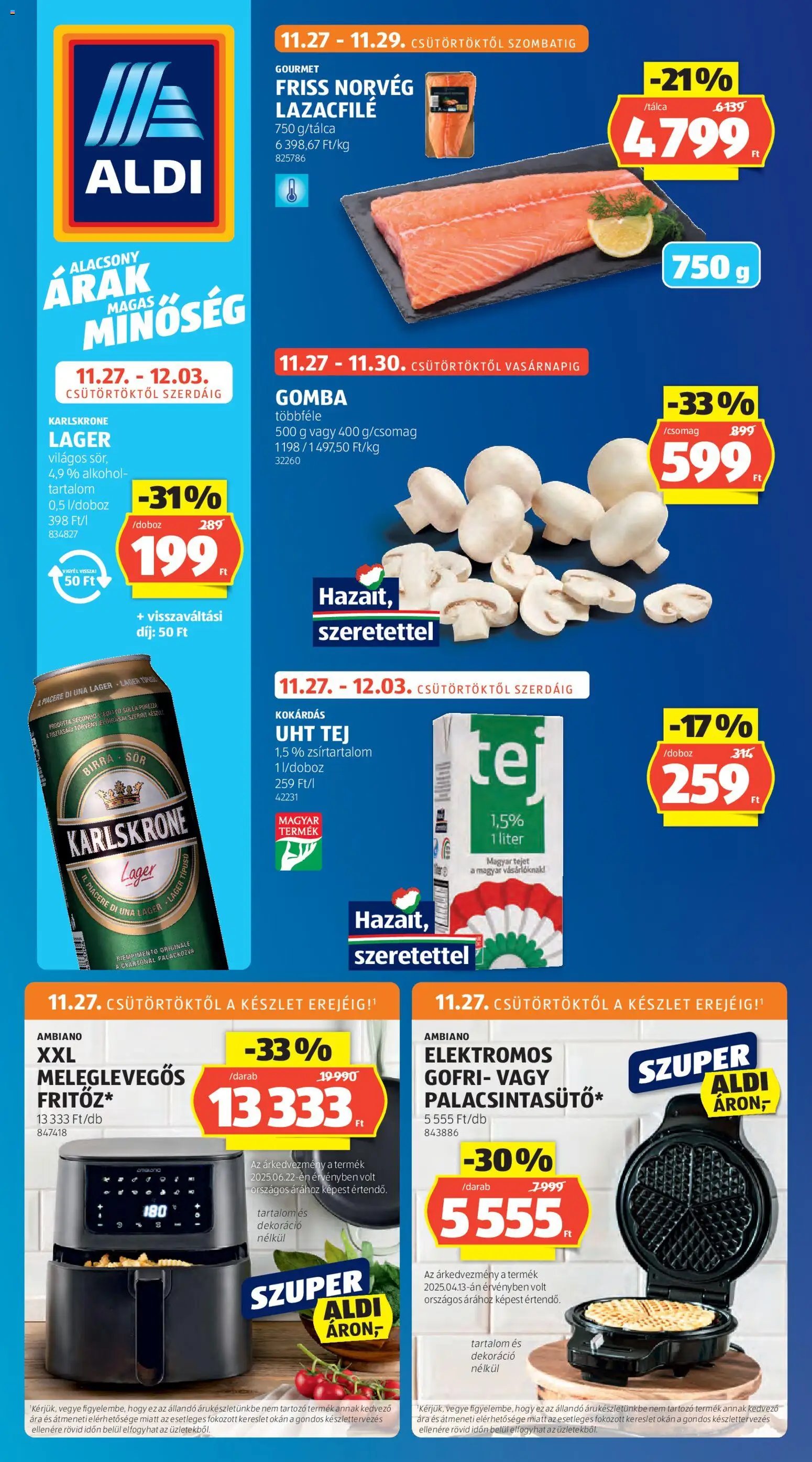 Aldi újság 2025.11.27. Black Friday (2025-11-27 - 2025-12-03)