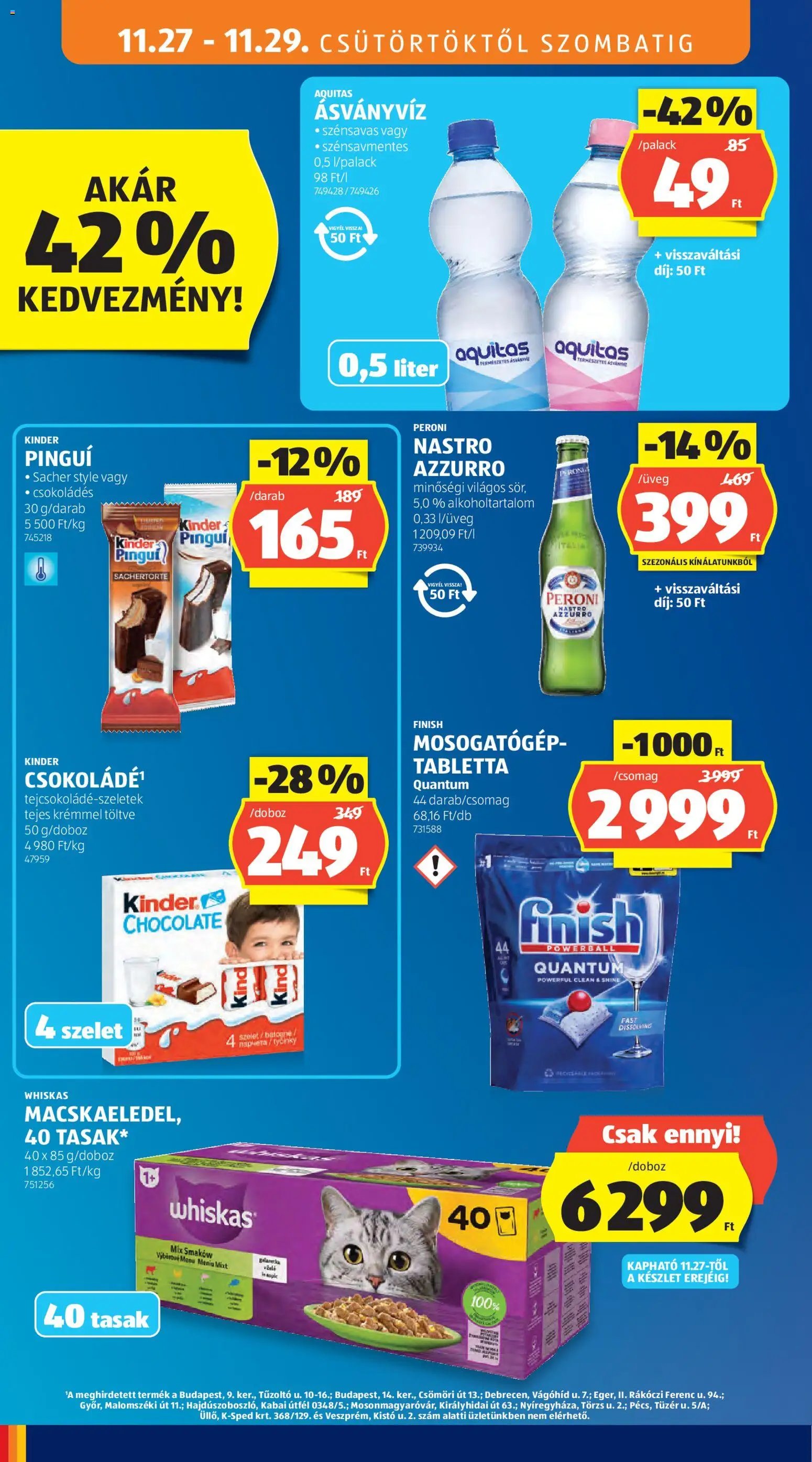 Aldi újság 2025.11.27. Black Friday (2025-11-27 - 2025-12-03)