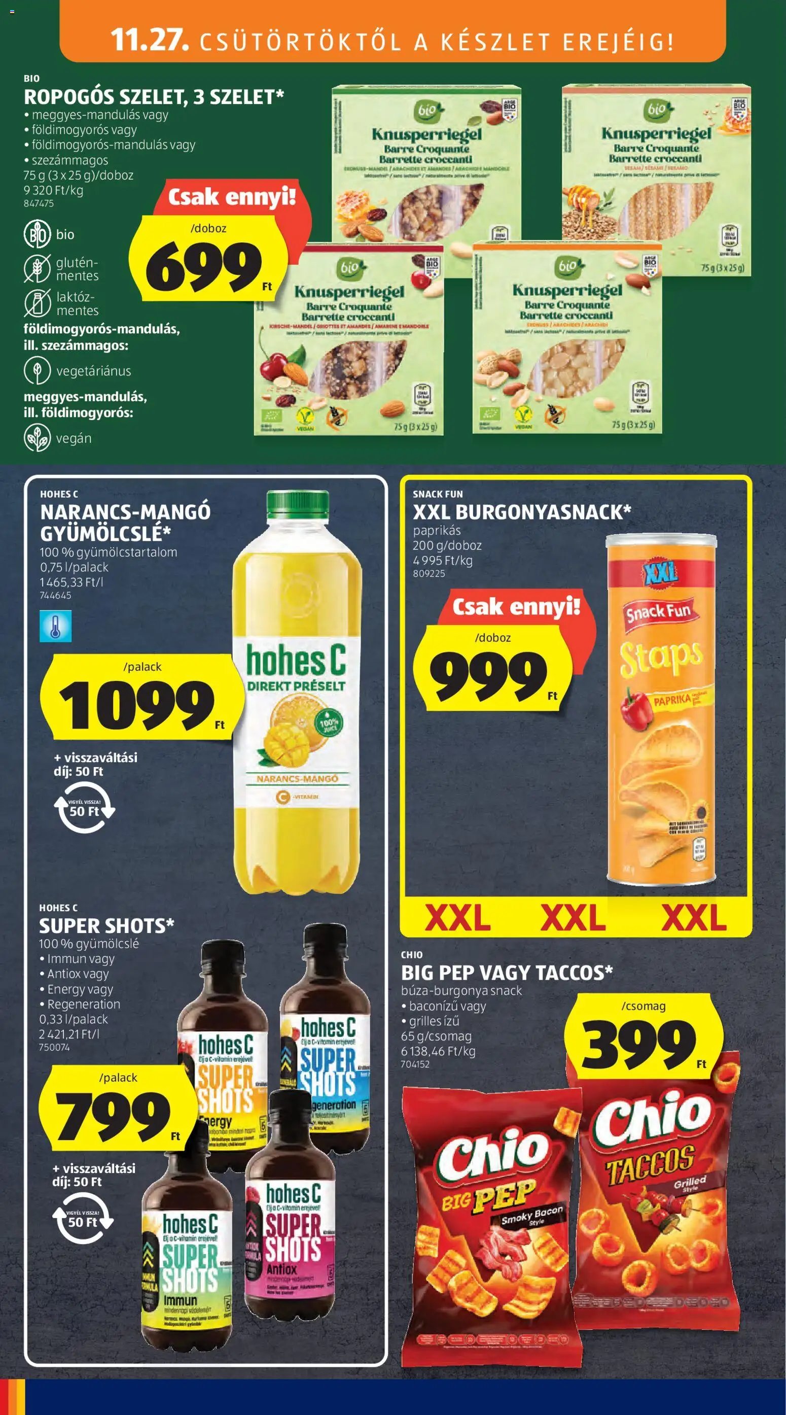 Aldi újság 2025.11.27. Black Friday (2025-11-27 - 2025-12-03)