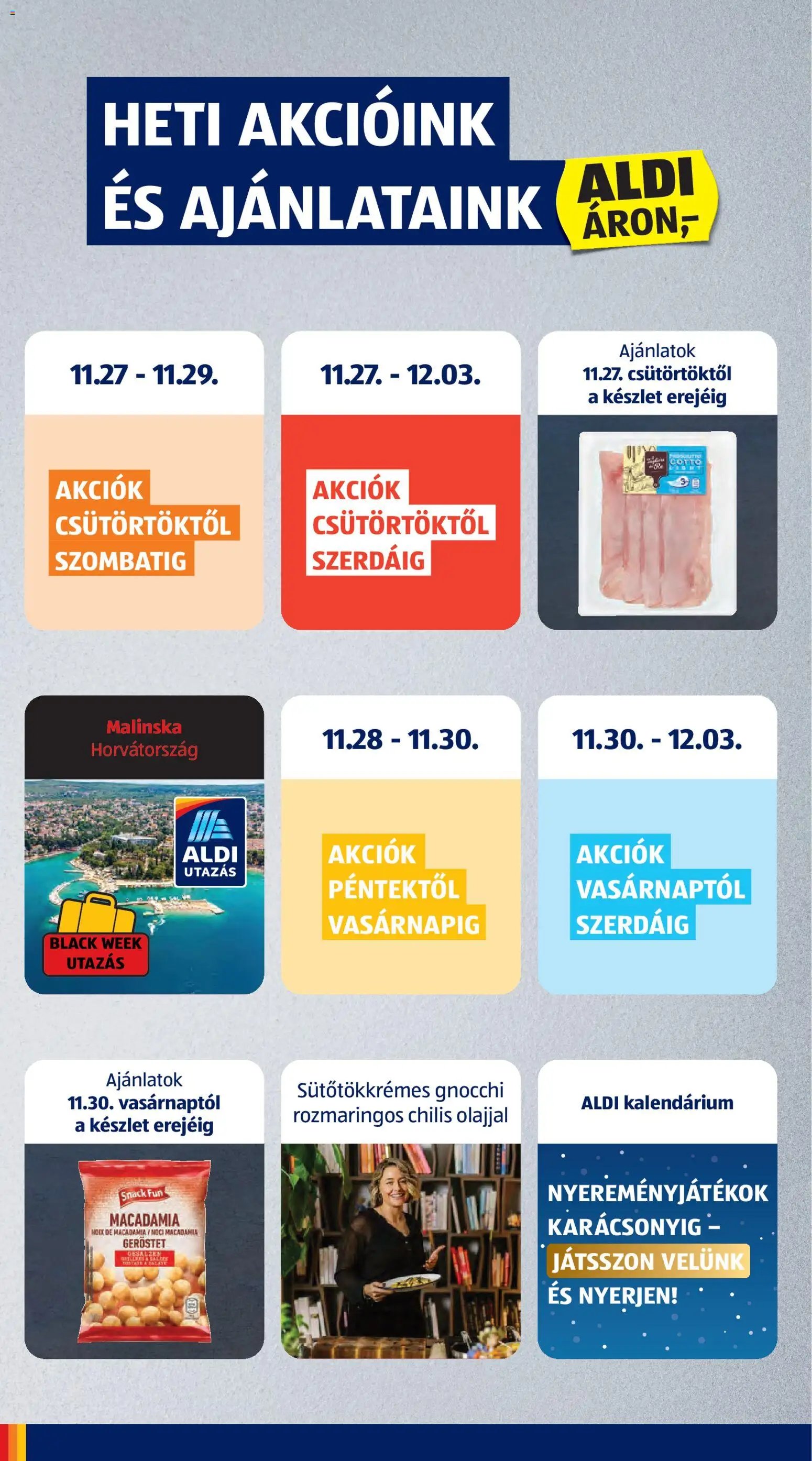 Aldi újság 2025.11.27. Black Friday (2025-11-27 - 2025-12-03)