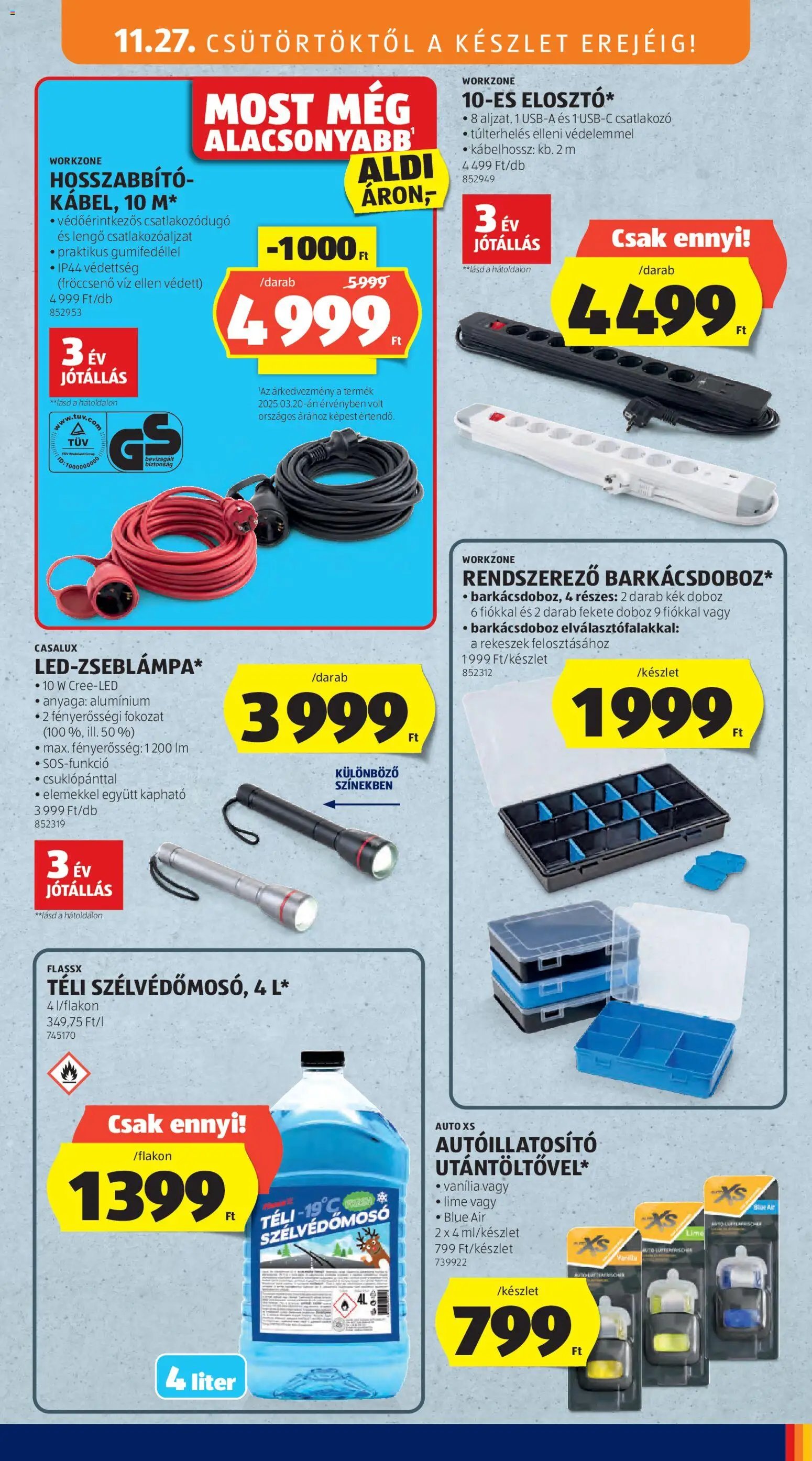 Aldi újság 2025.11.27. Black Friday (2025-11-27 - 2025-12-03)