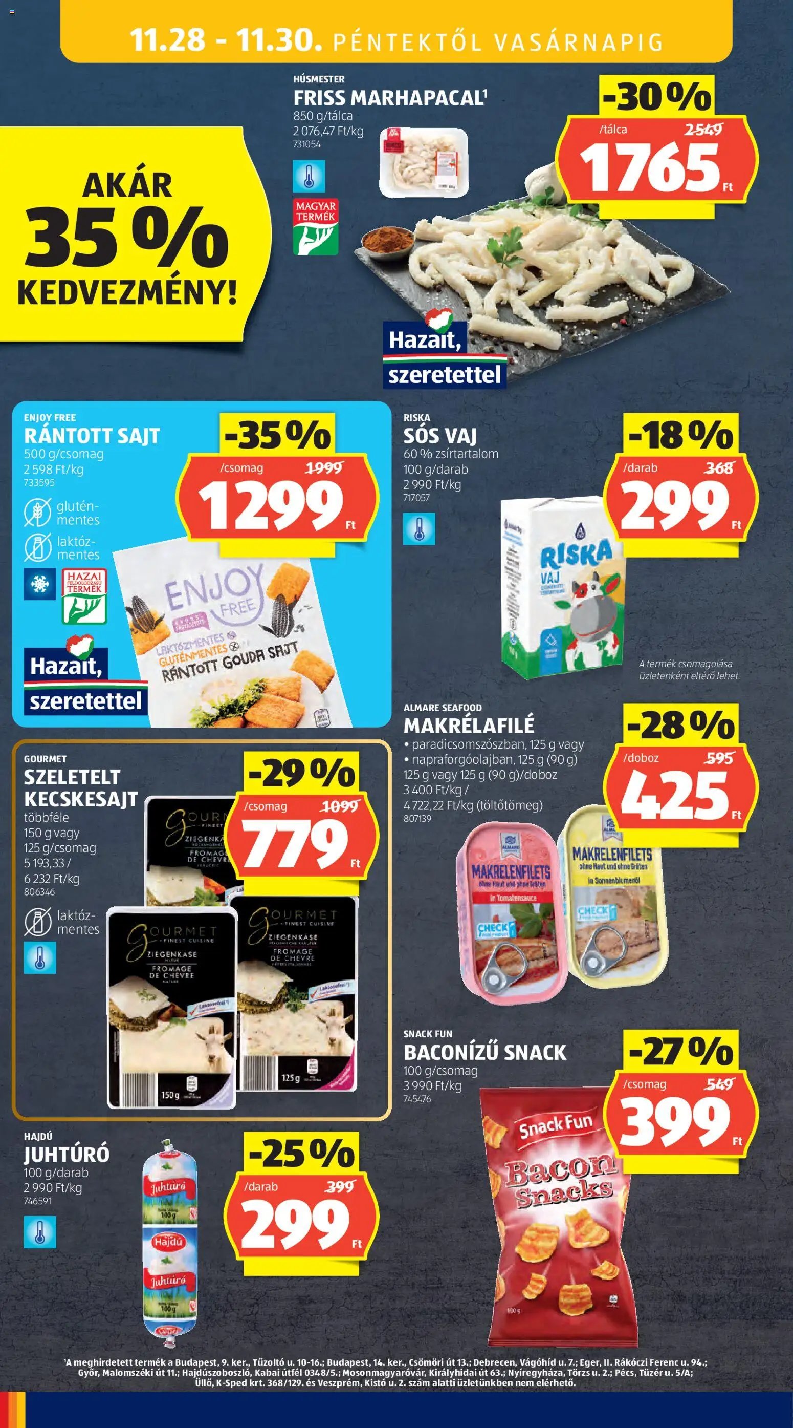 Aldi újság 2025.11.27. Black Friday (2025-11-27 - 2025-12-03)