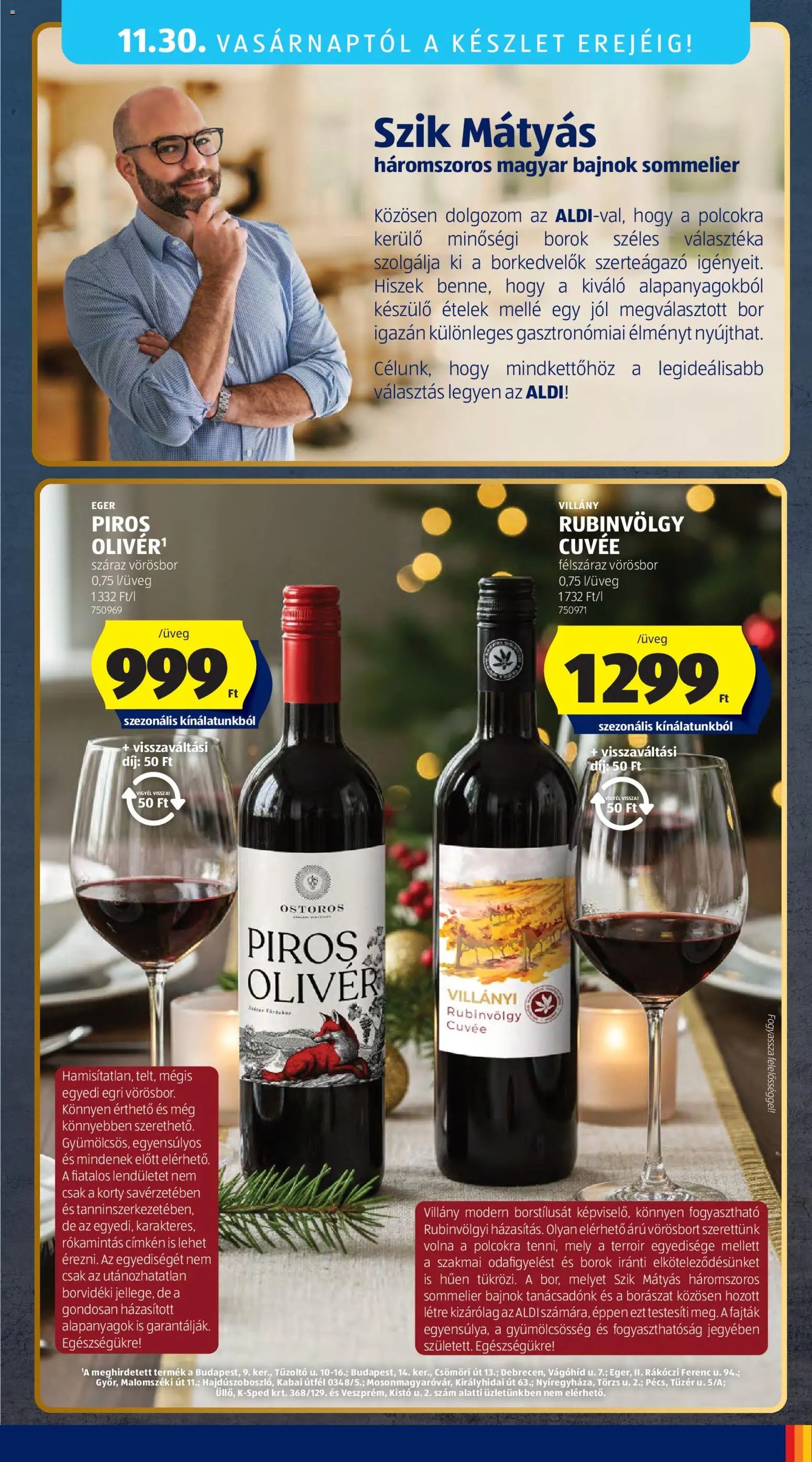 Aldi újság 2025.11.27. Black Friday (2025-11-27 - 2025-12-03)