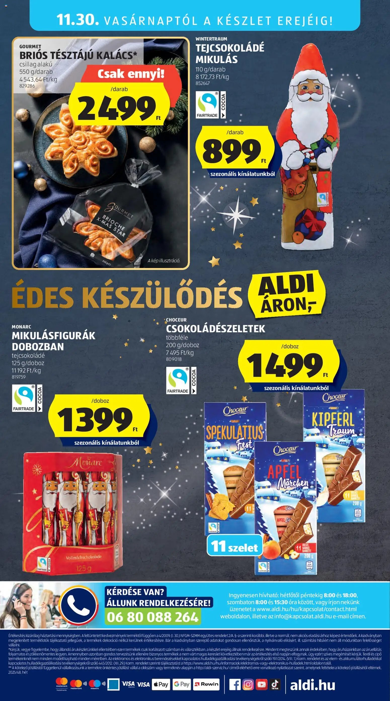 Aldi újság 2025.11.27. Black Friday (2025-11-27 - 2025-12-03)