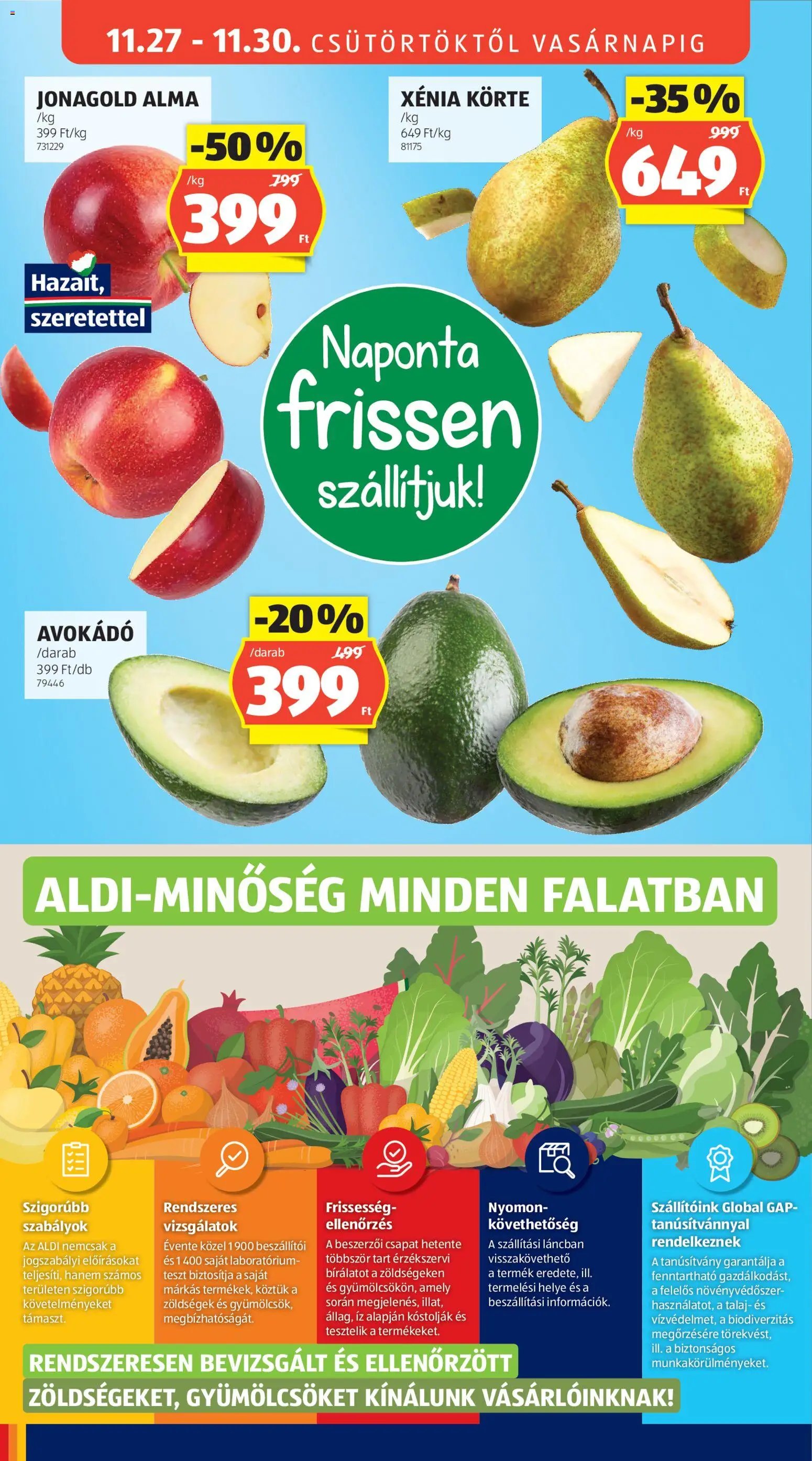Aldi újság 2025.11.27. Black Friday (2025-11-27 - 2025-12-03)