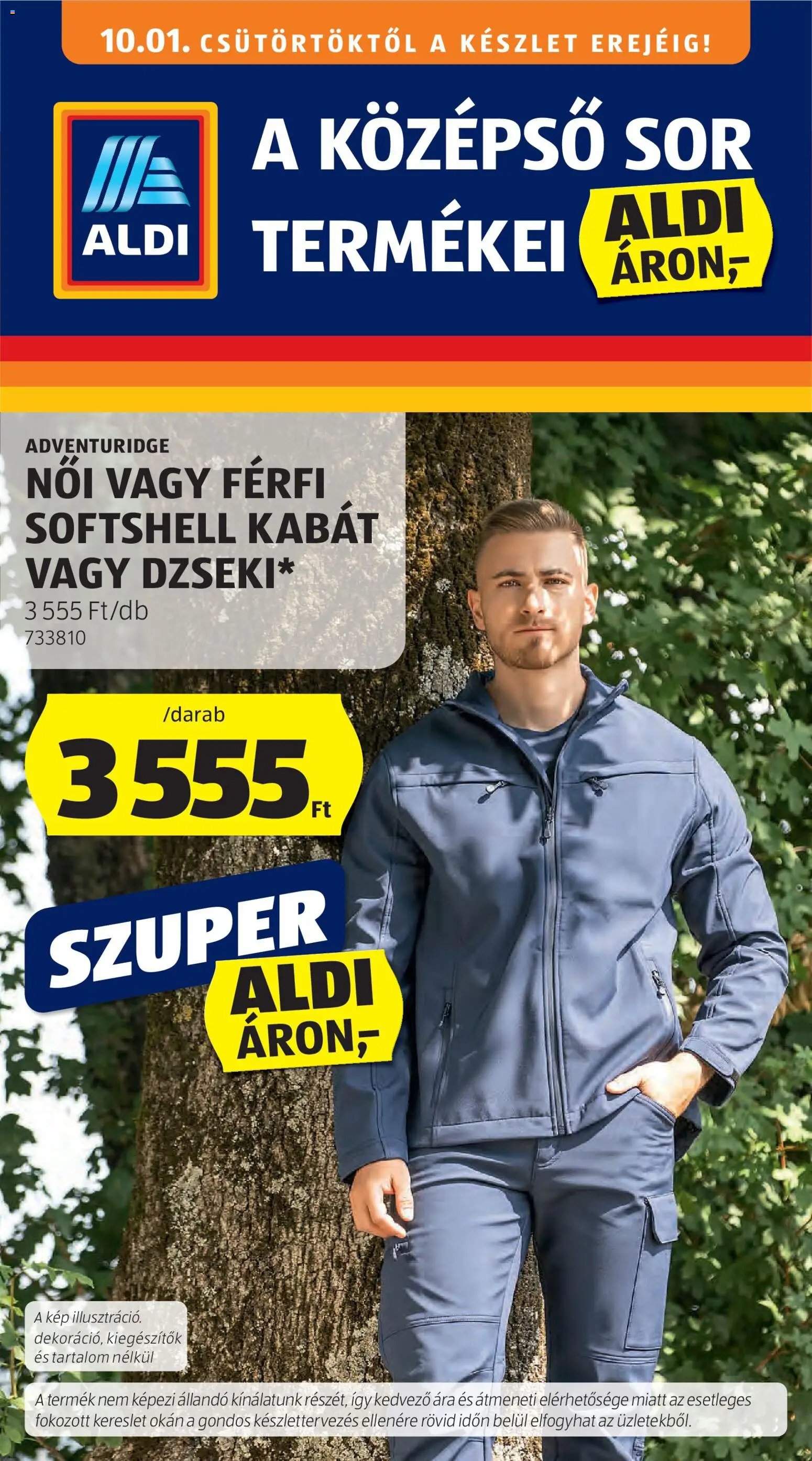 Aldi újság 2026.10.01. Aldi Középső sor termékei