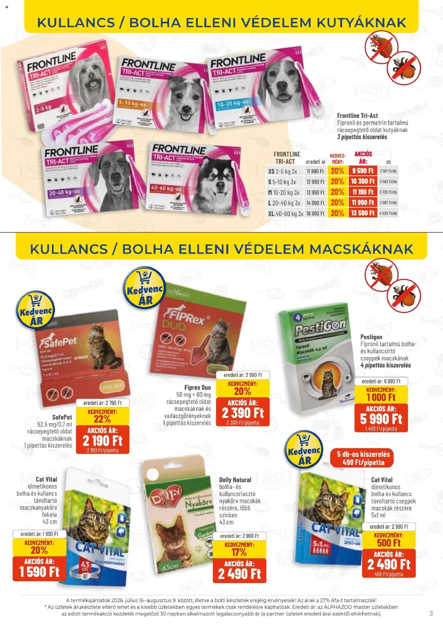 AlphaZoo újság 2026.07.16. AlphaZoo akciós újság