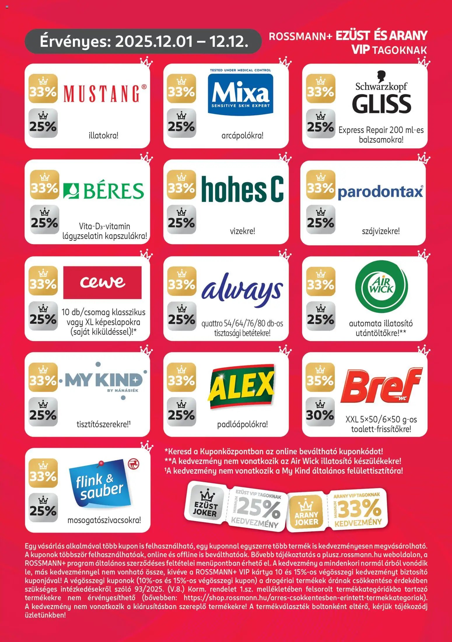 Rossmann újság 2025.12.01. Szórólap (2025-12-01 - 2025-12-12)