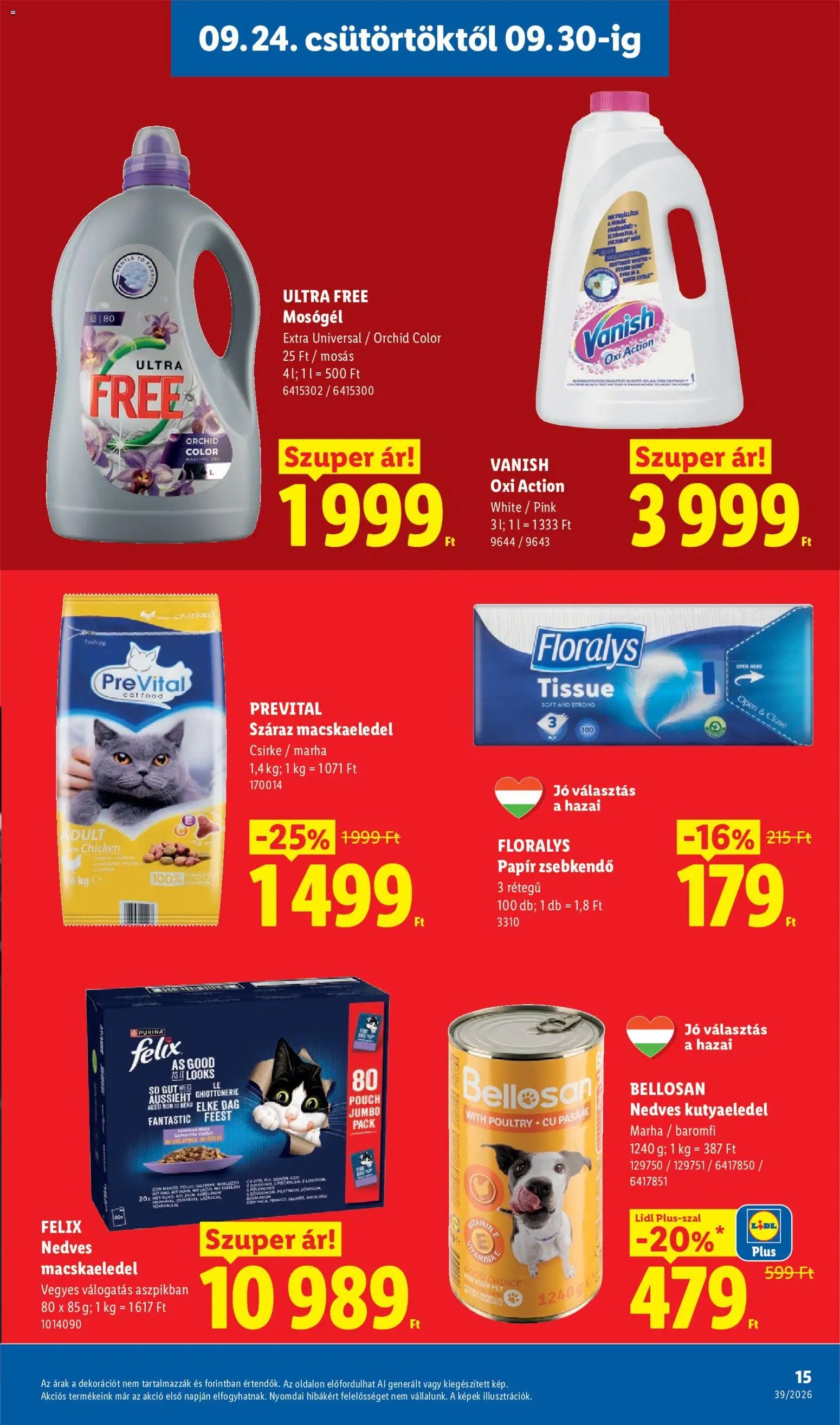 Lidl újság 2026.09.24. Lidl akciós újság