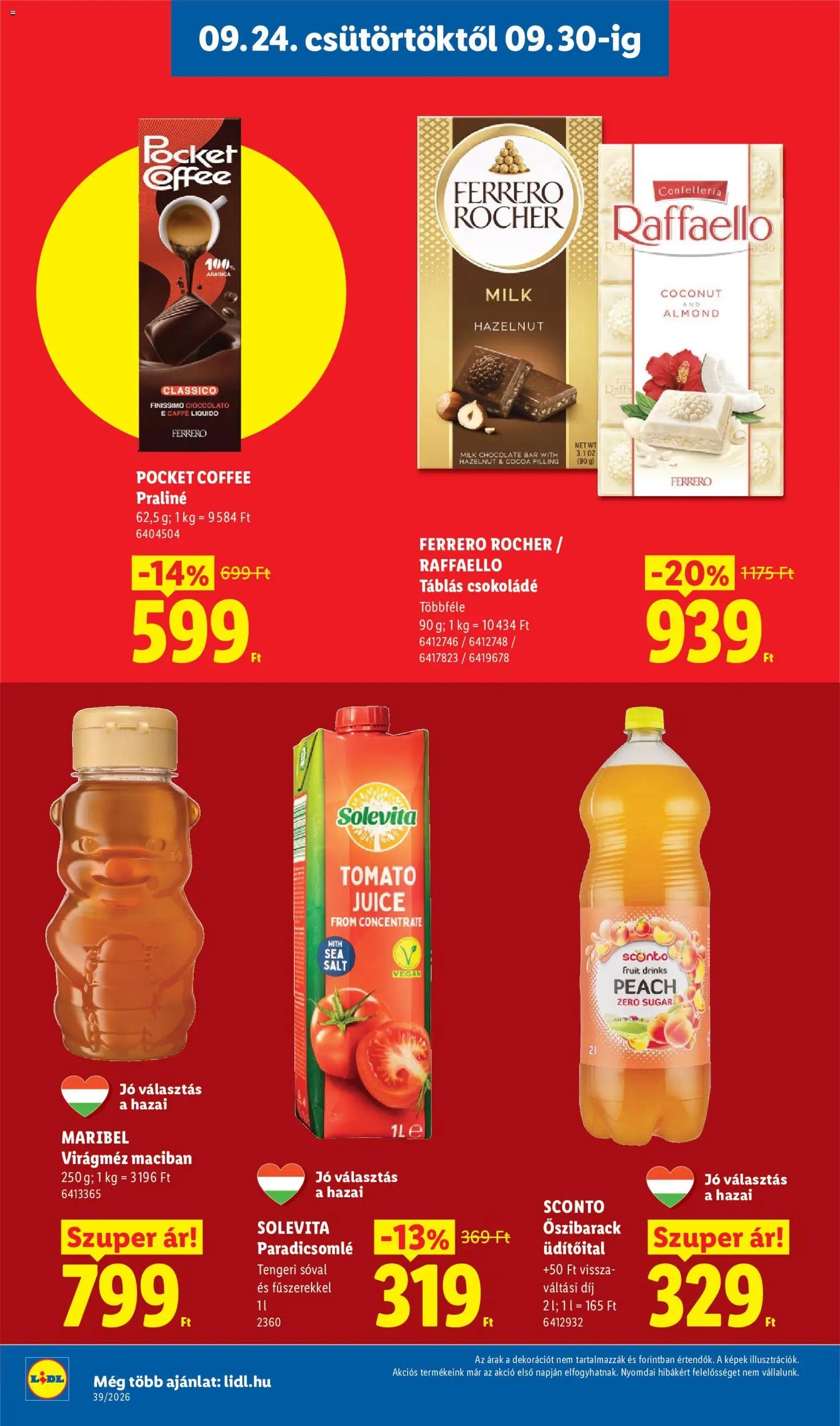 Lidl újság 2026.09.24. Lidl akciós újság