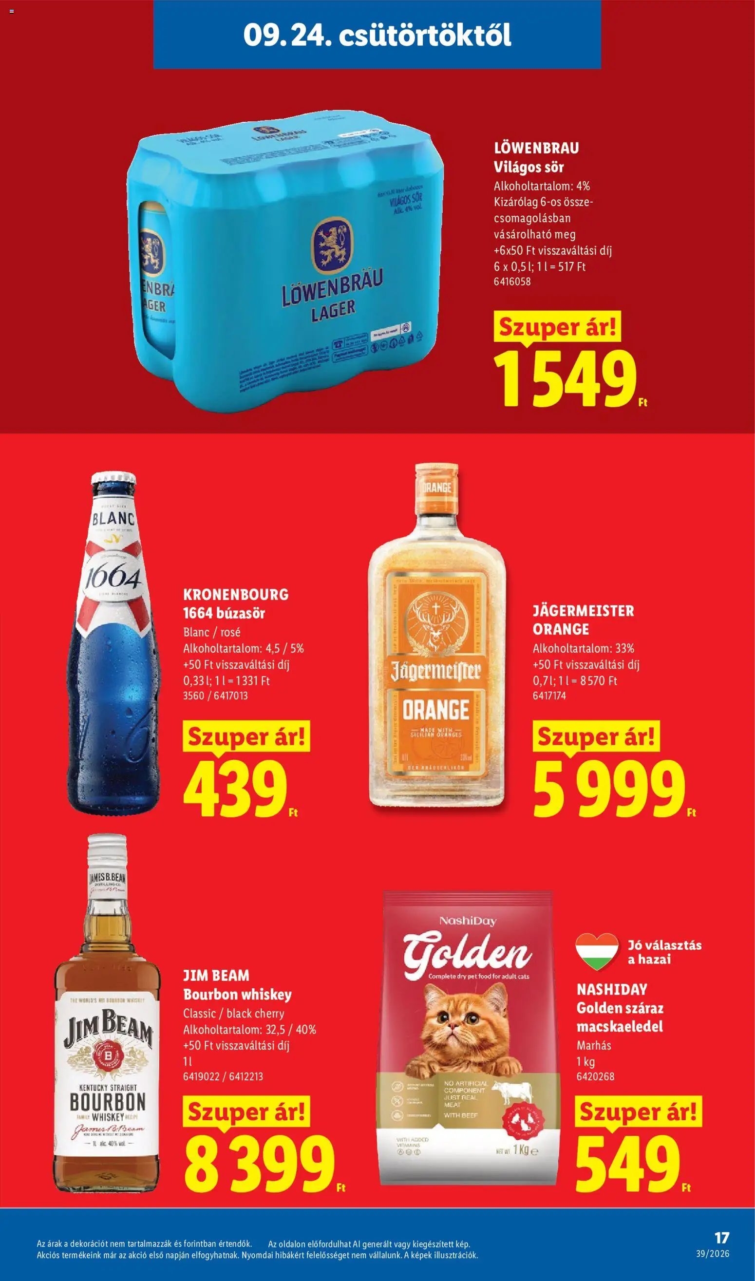 Lidl újság 2026.09.24. Lidl akciós újság