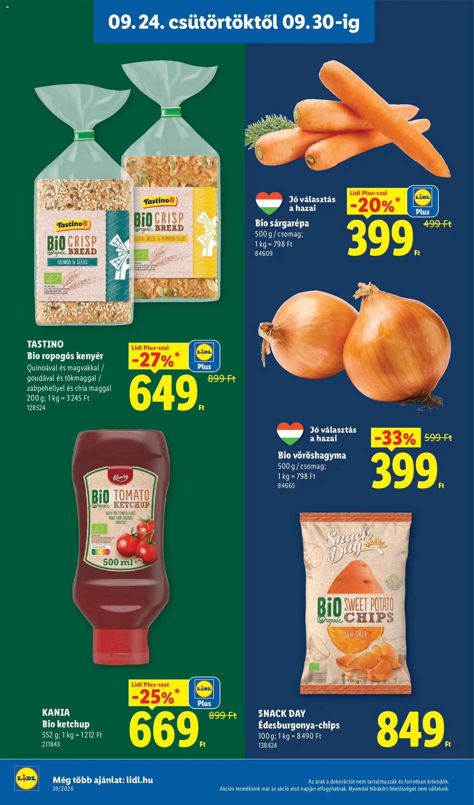 Lidl újság 2026.09.24. Lidl akciós újság