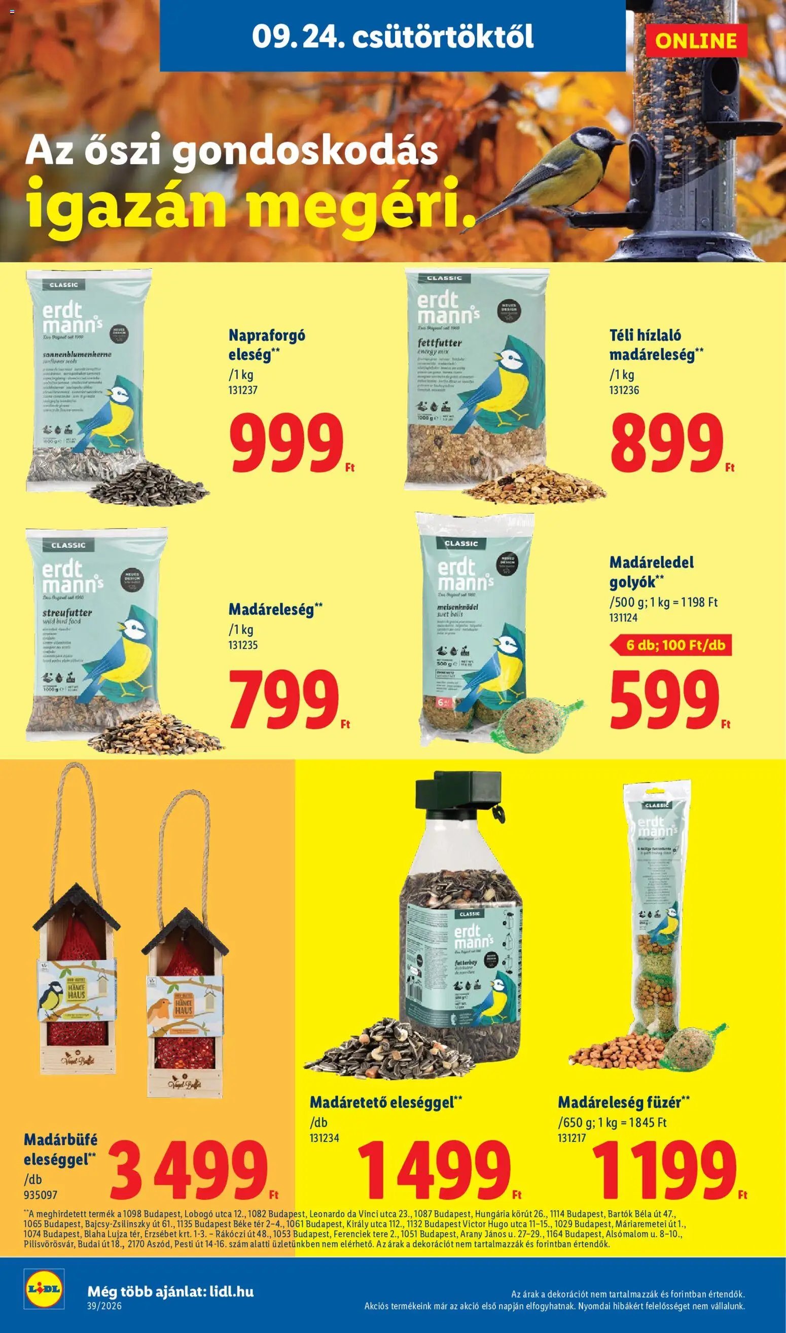 Lidl újság 2026.09.24. Lidl akciós újság