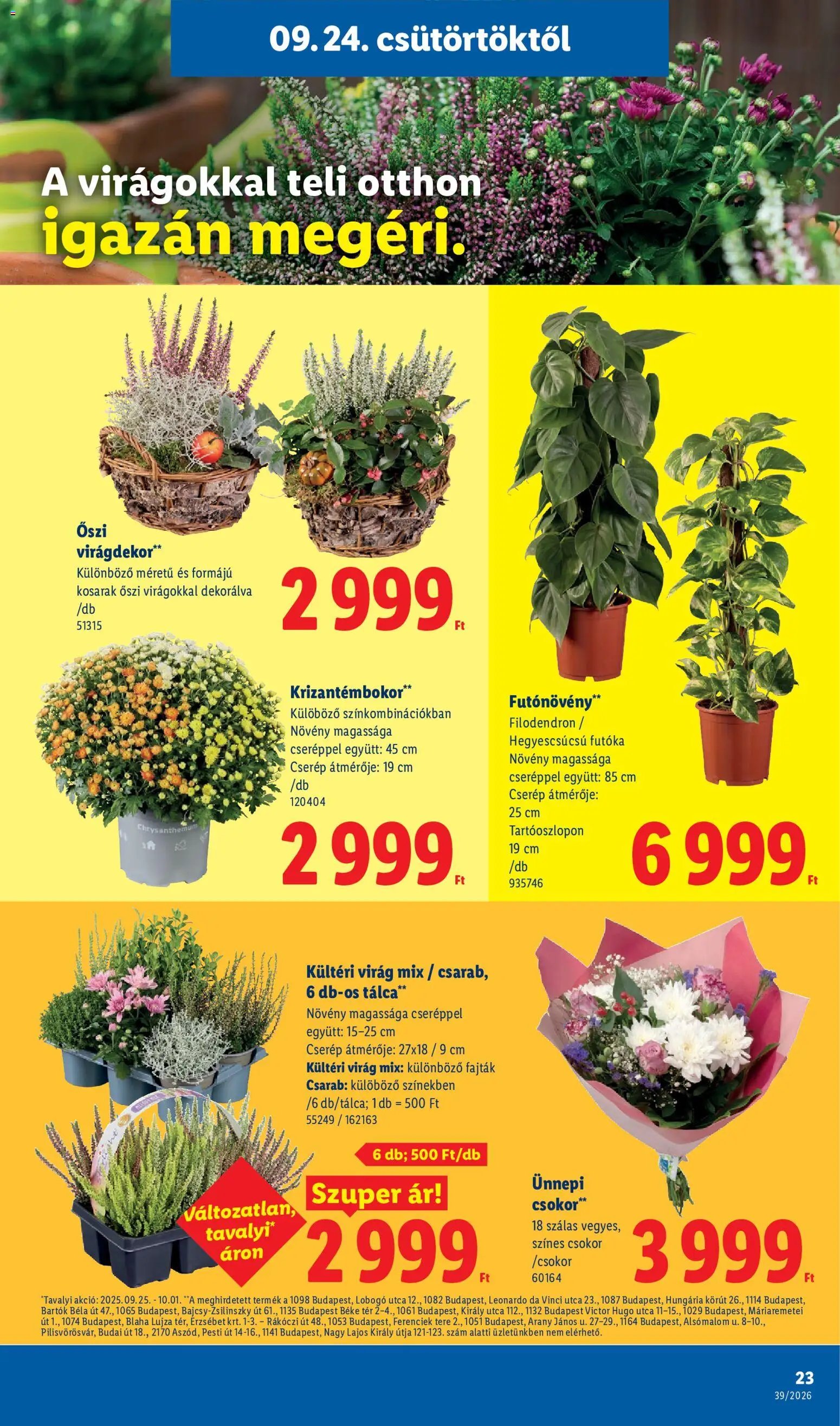 Lidl újság 2026.09.24. Lidl akciós újság