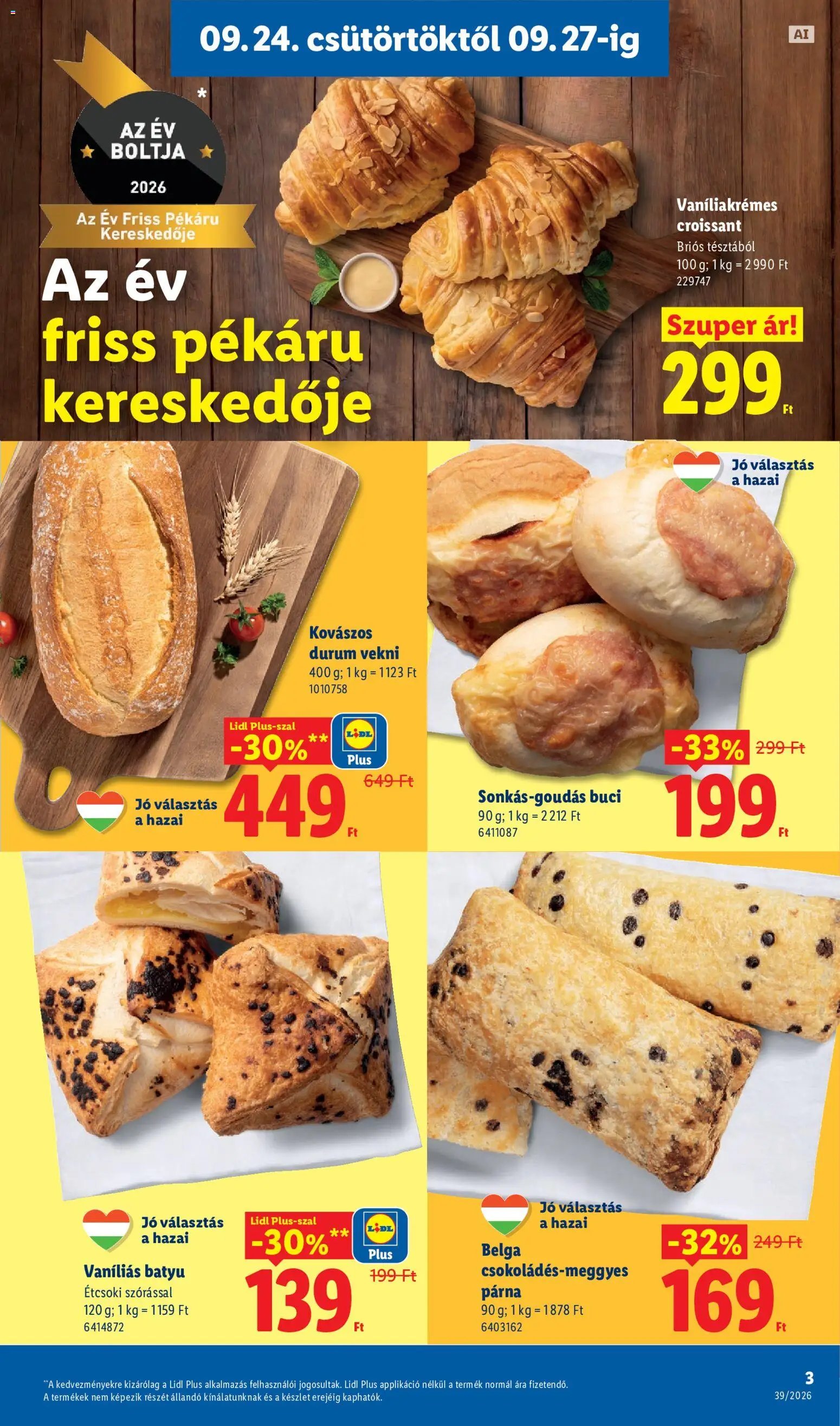 Lidl újság 2026.09.24. Lidl akciós újság