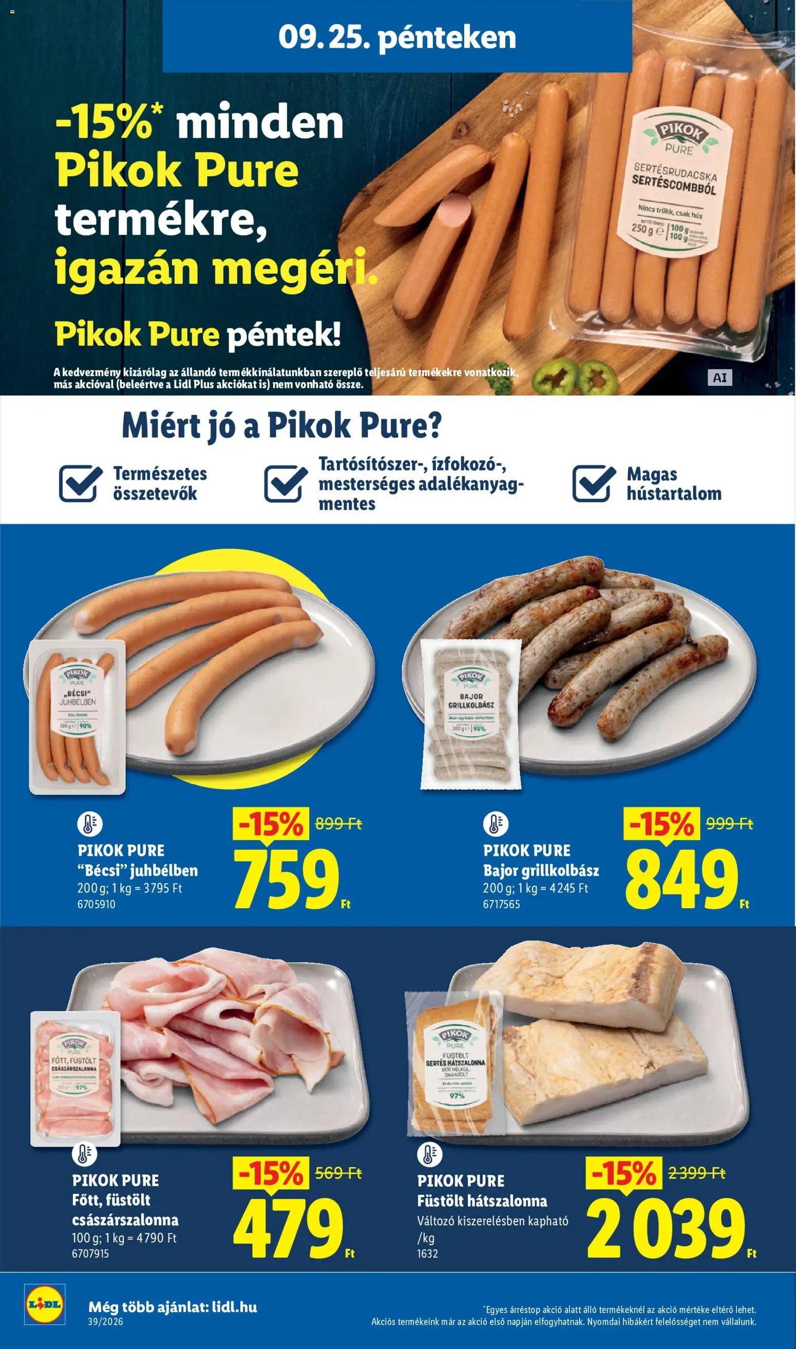 Lidl újság 2026.09.24. Lidl akciós újság