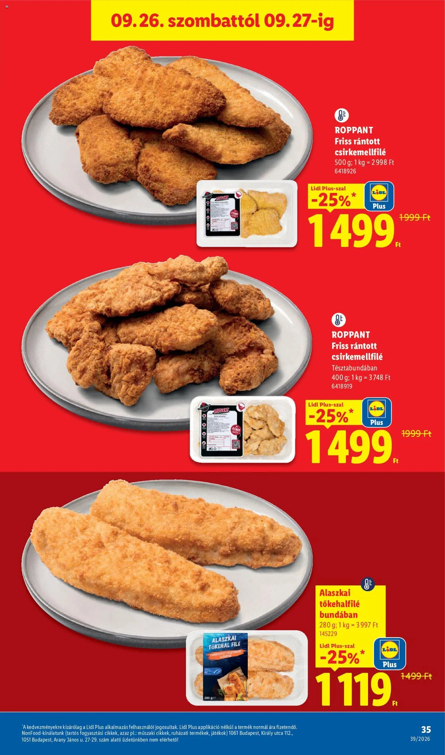 Lidl újság 2026.09.24. Lidl akciós újság
