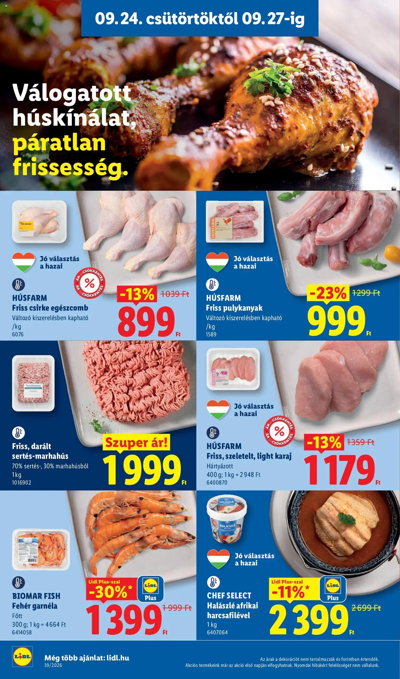 Lidl újság 2026.09.24. Lidl akciós újság