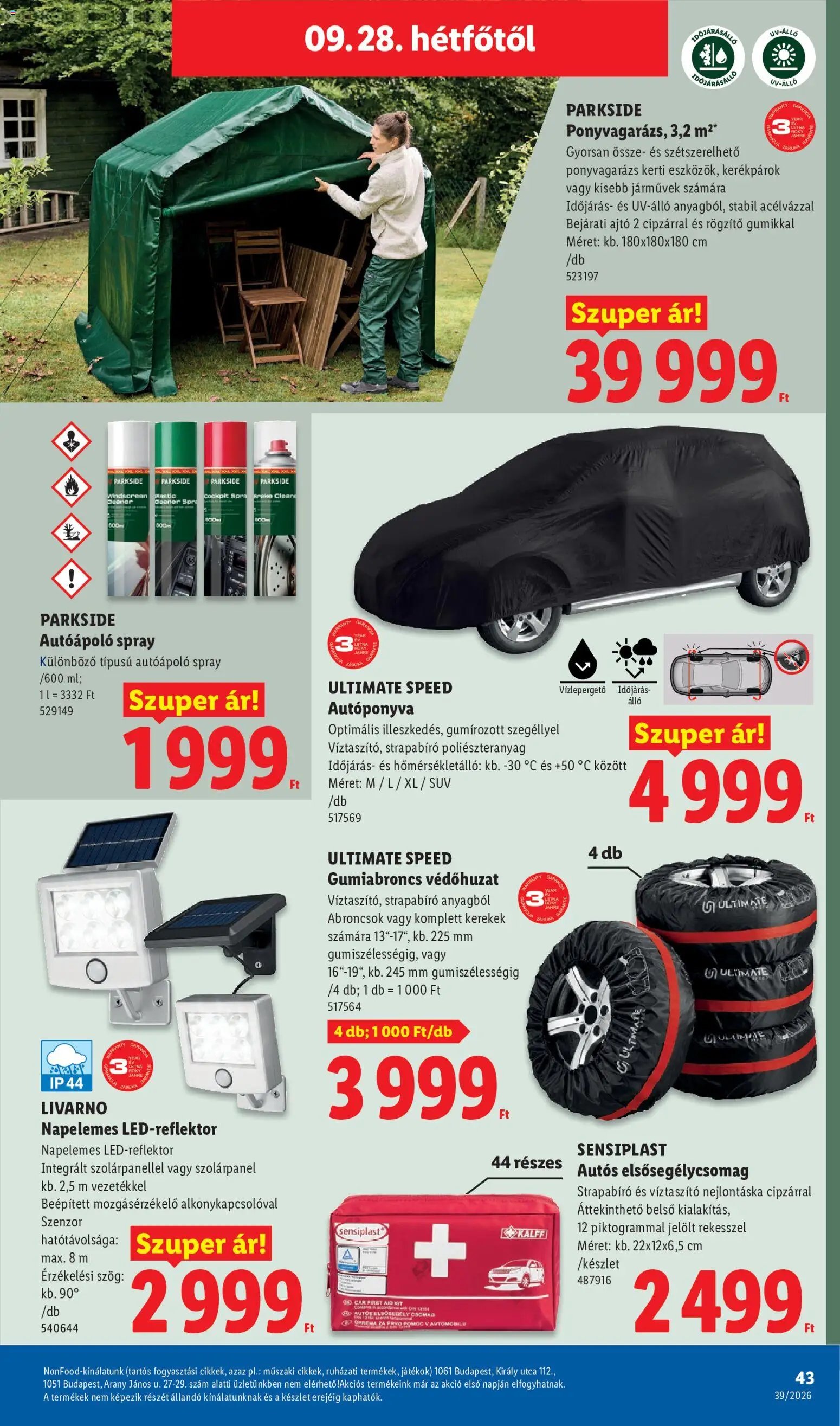Lidl újság 2026.09.24. Lidl akciós újság