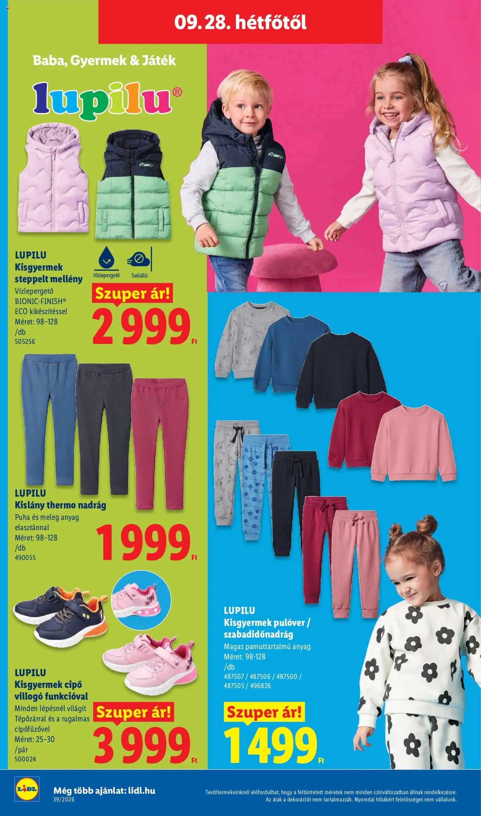 Lidl újság 2026.09.24. Lidl akciós újság
