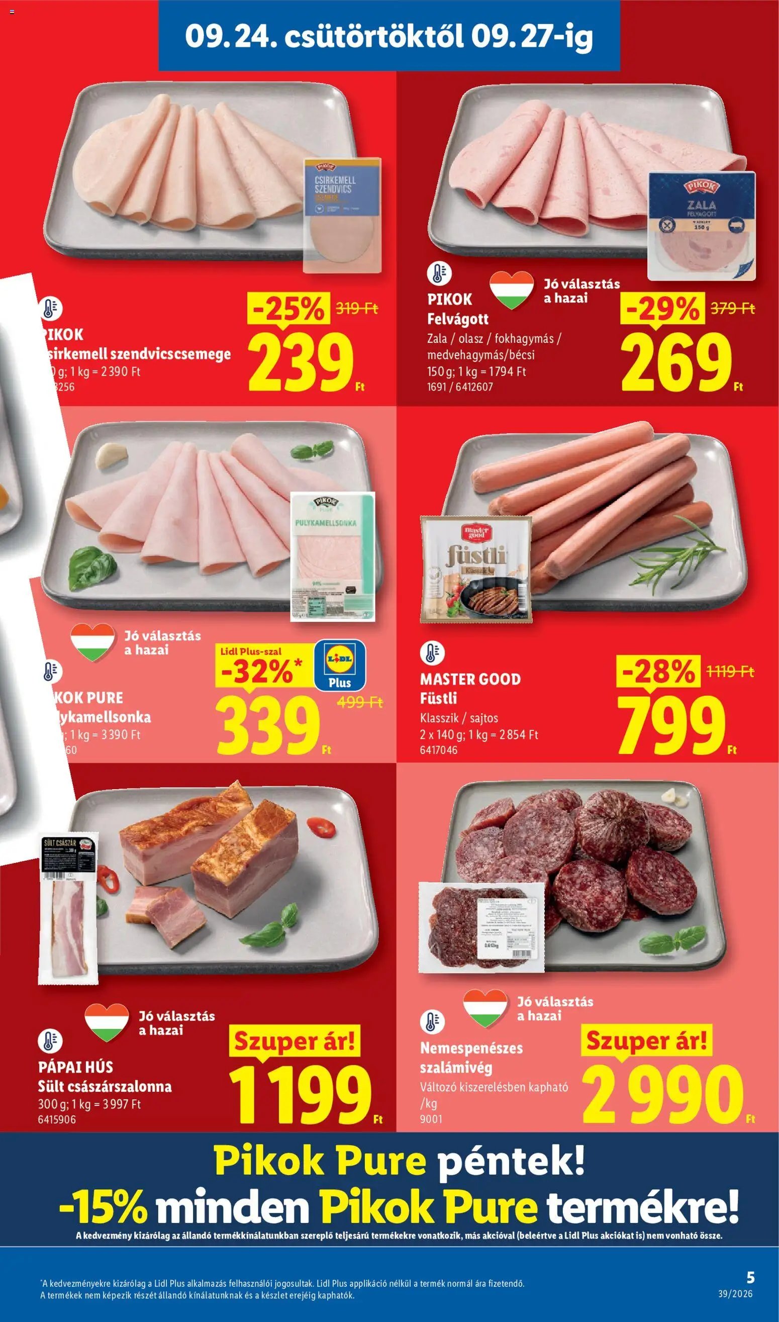 Lidl újság 2026.09.24. Lidl akciós újság