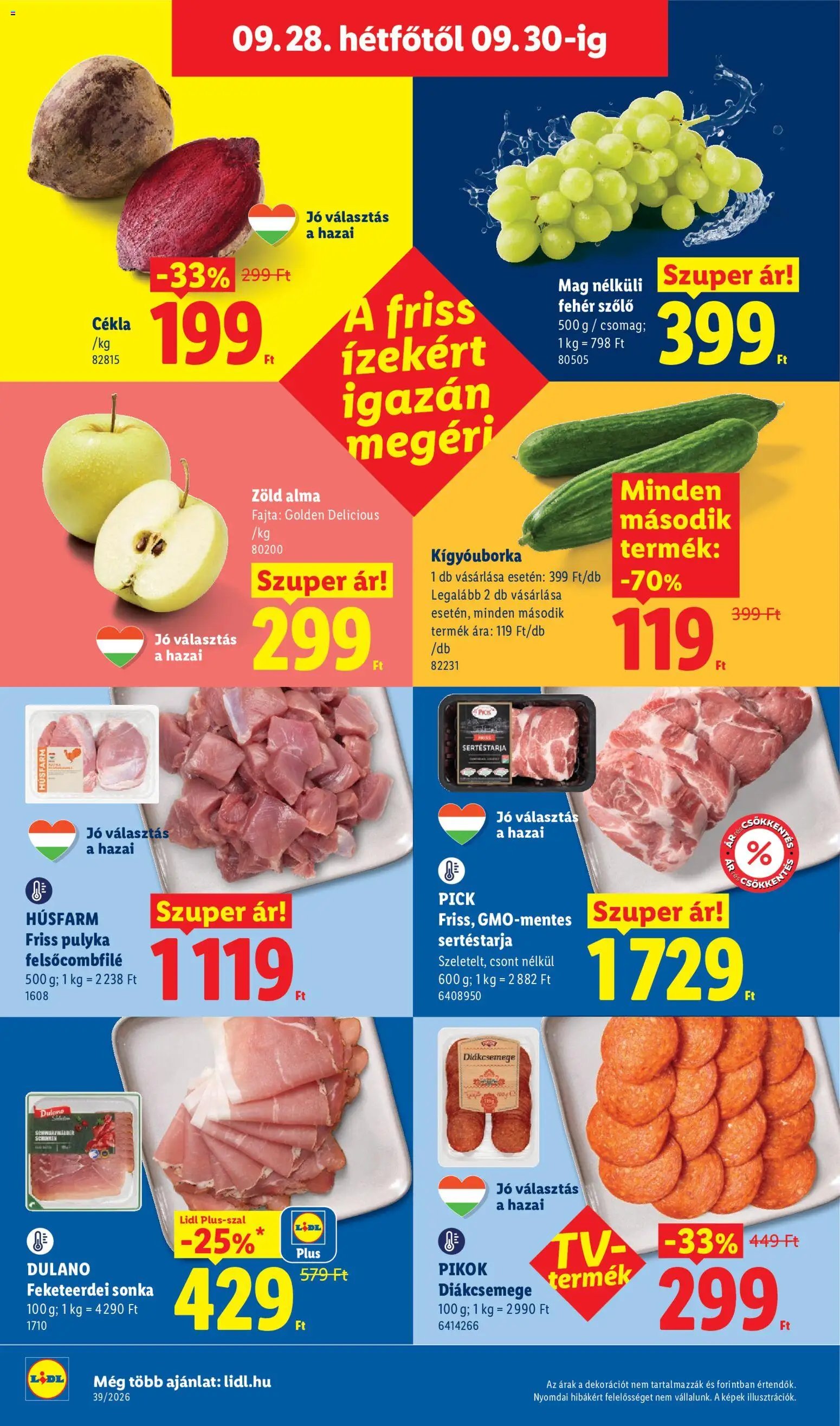 Lidl újság 2026.09.24. Lidl akciós újság