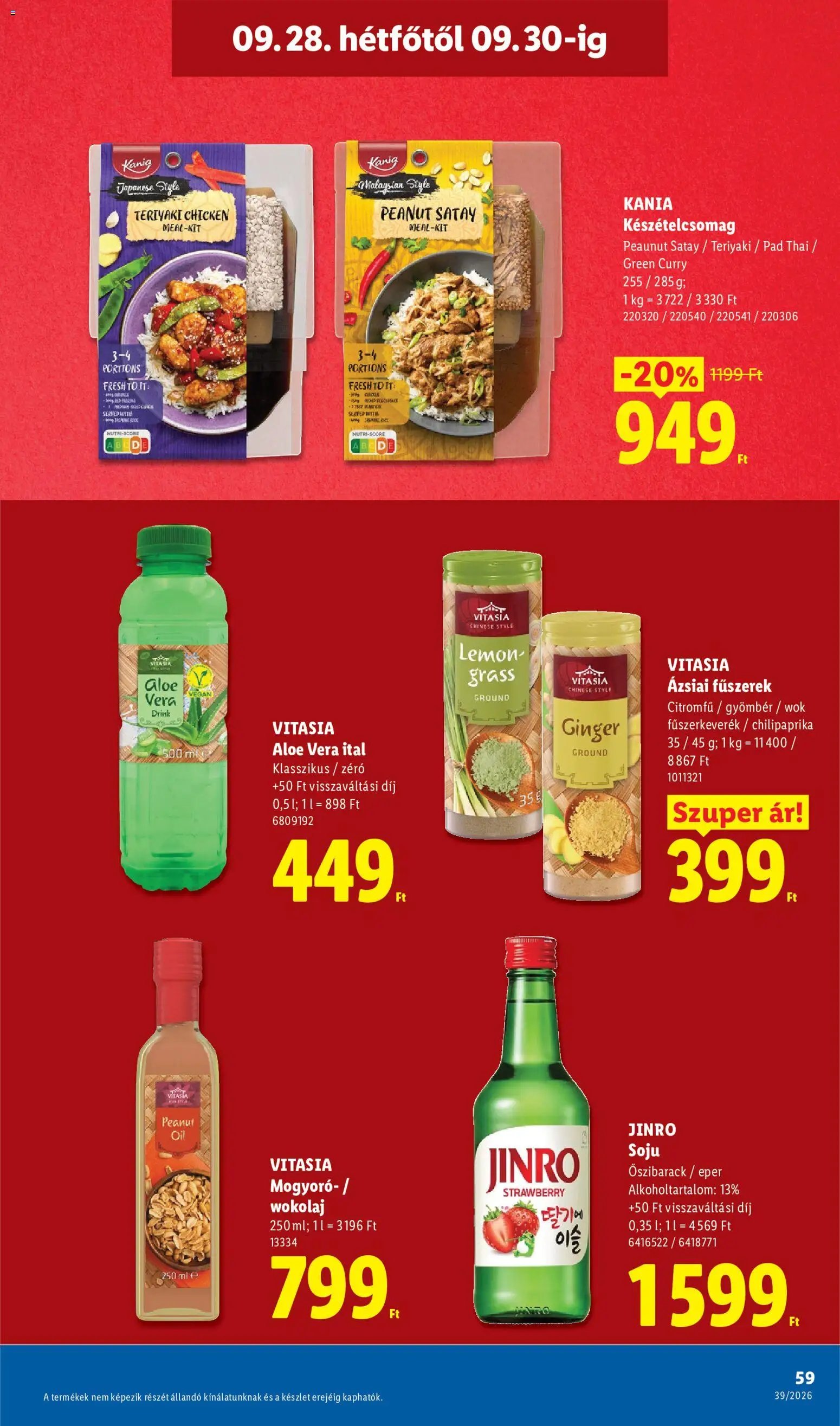 Lidl újság 2026.09.24. Lidl akciós újság
