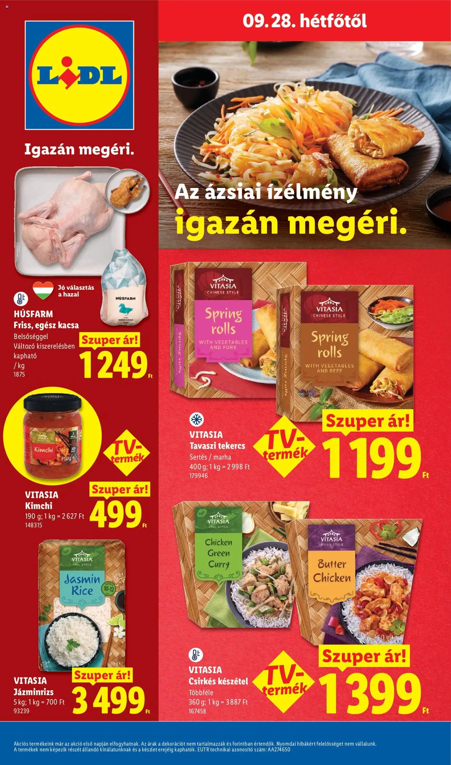 Lidl újság 2026.09.24. Lidl akciós újság