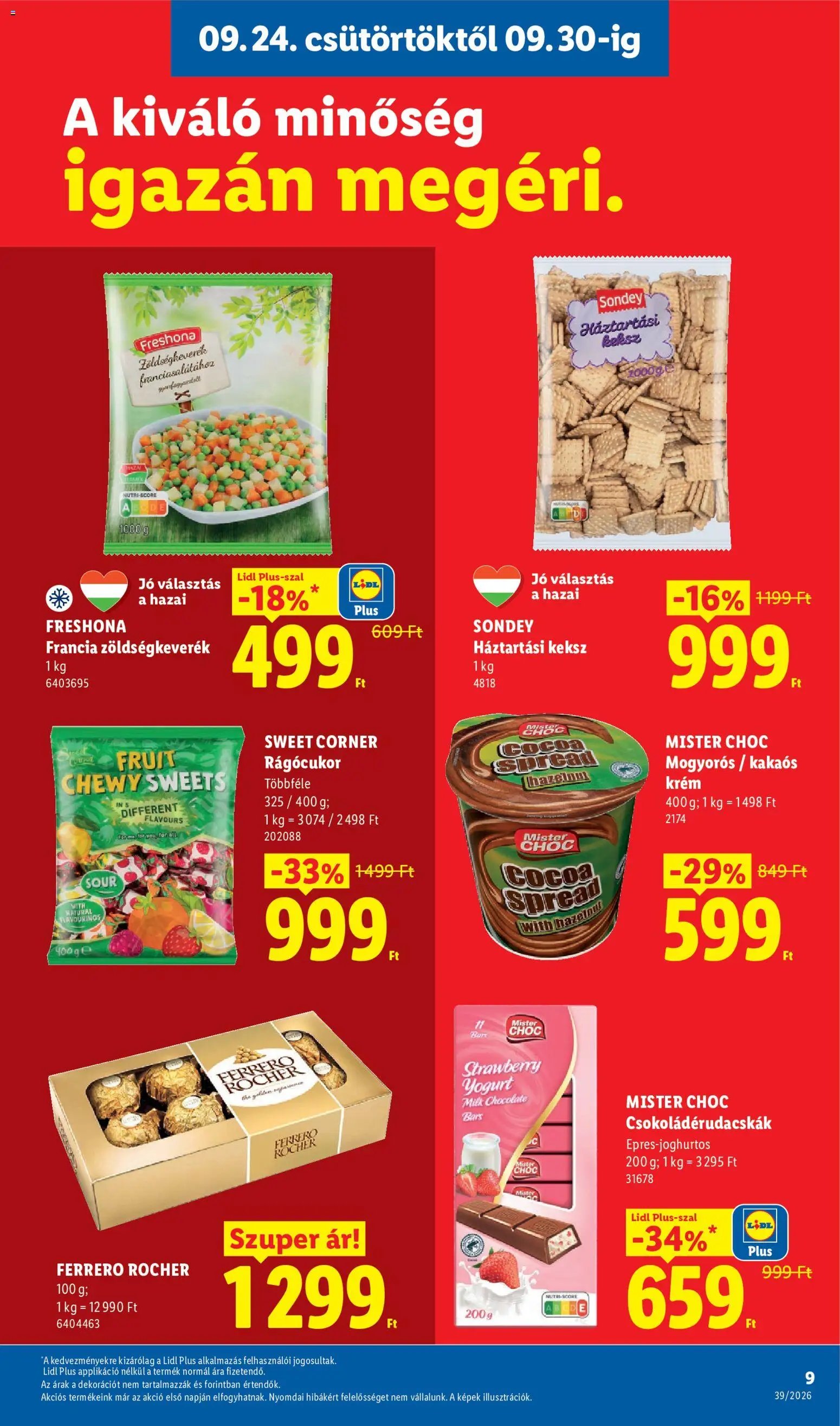 Lidl újság 2026.09.24. Lidl akciós újság