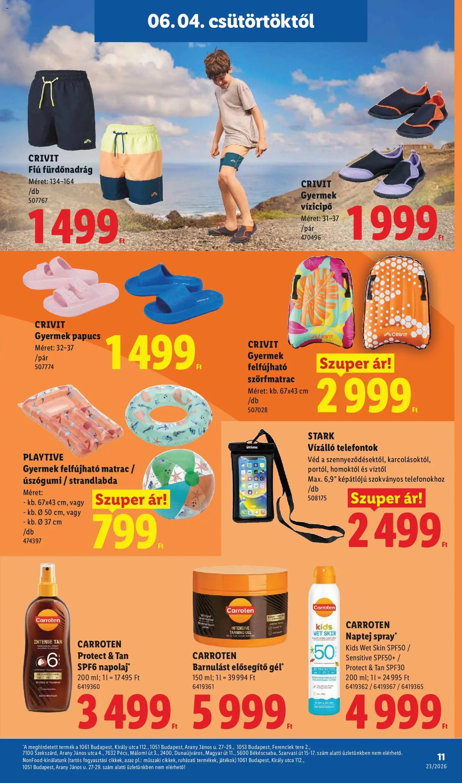 Lidl újság 2026.06.04. Lidl Nonfood kínálatunk