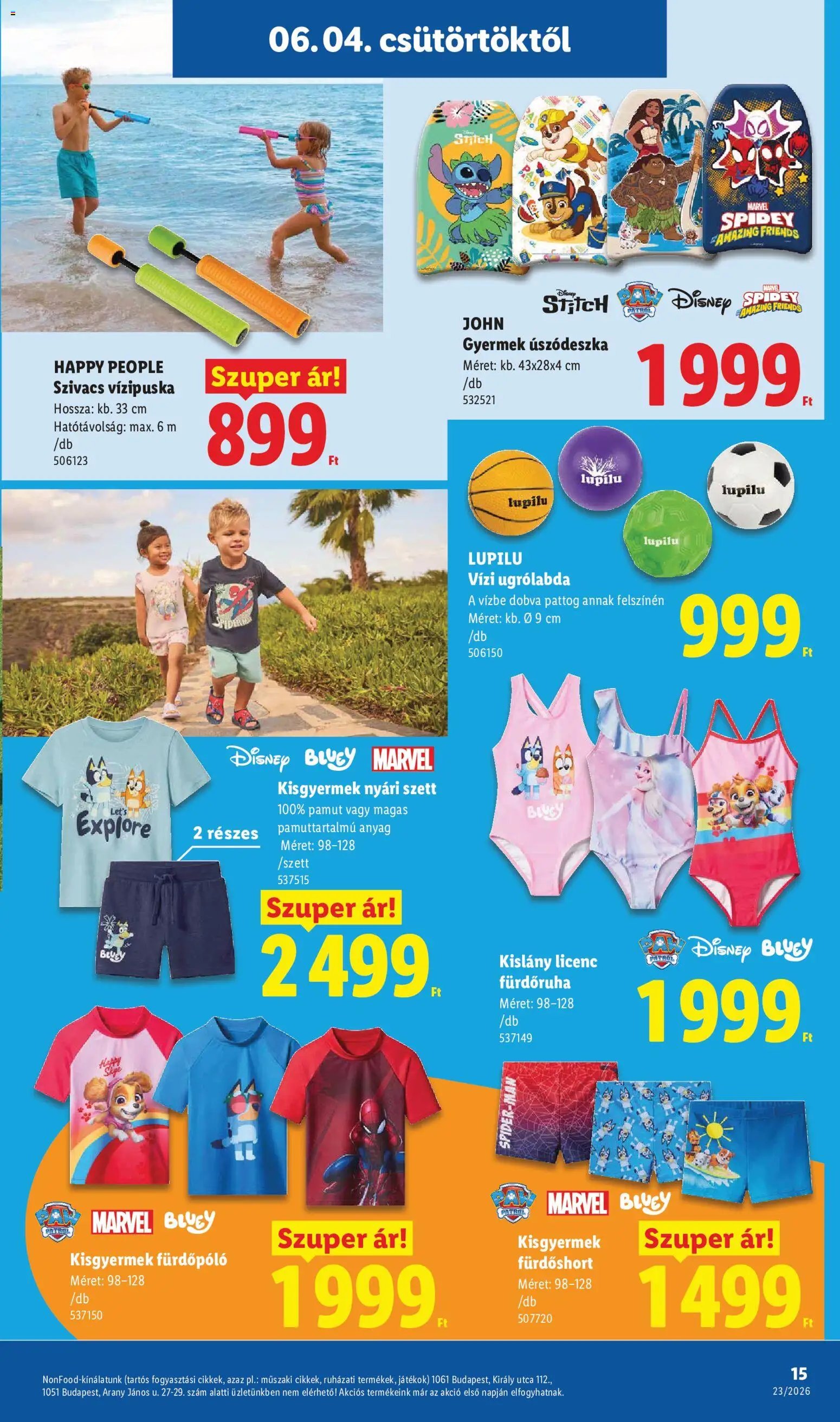 Lidl újság 2026.06.04. Lidl Nonfood kínálatunk