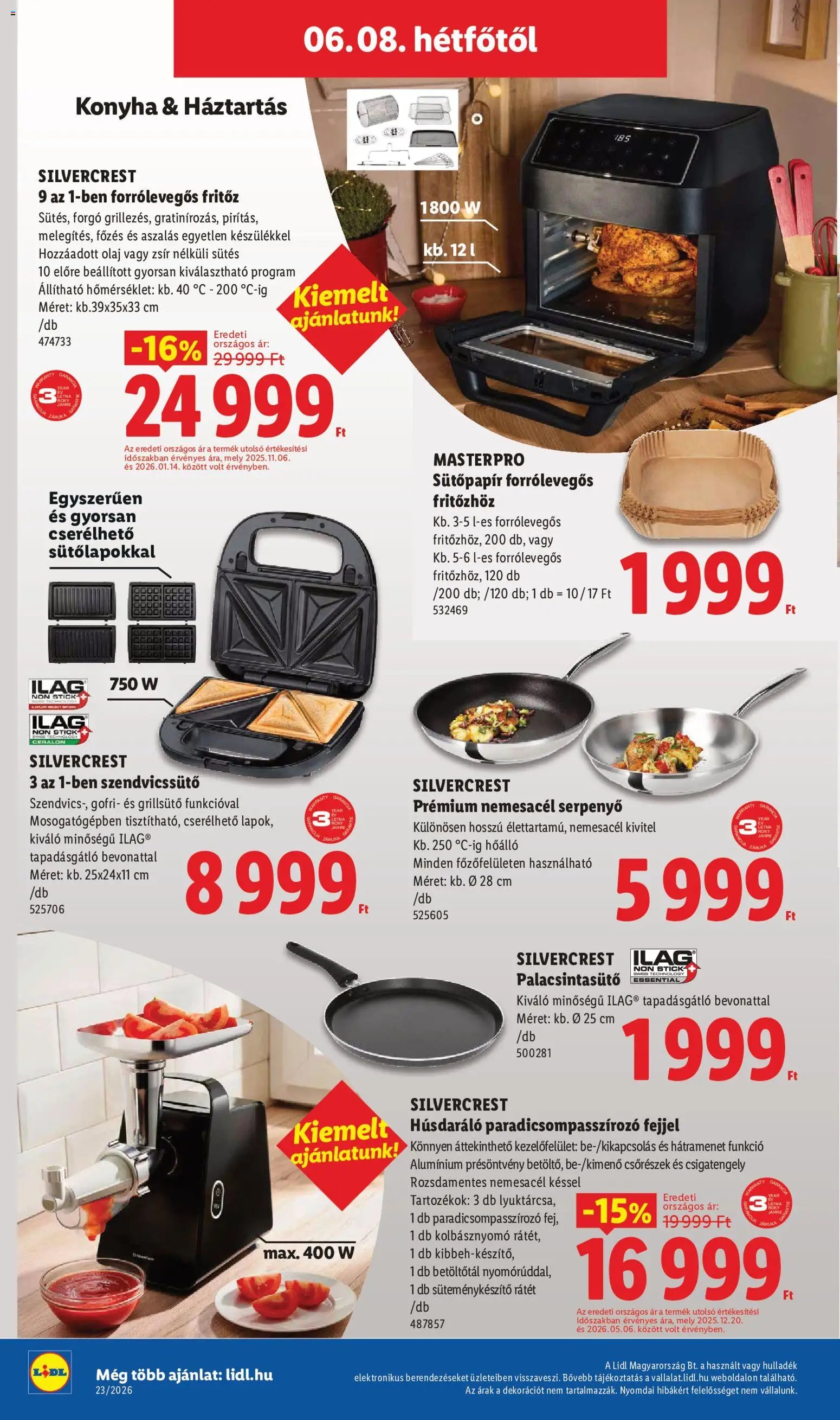 Lidl újság 2026.06.04. Lidl Nonfood kínálatunk