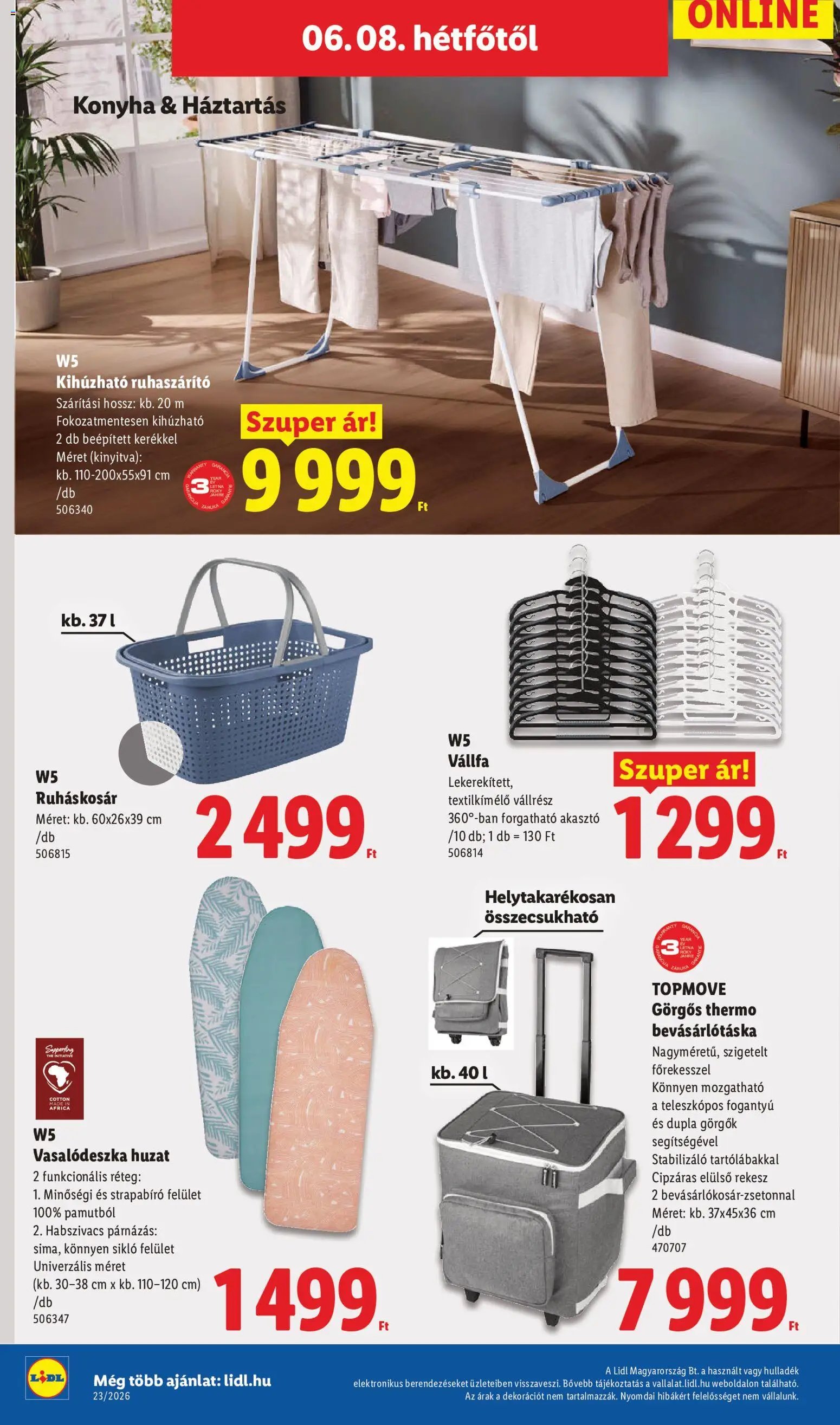 Lidl újság 2026.06.04. Lidl Nonfood kínálatunk