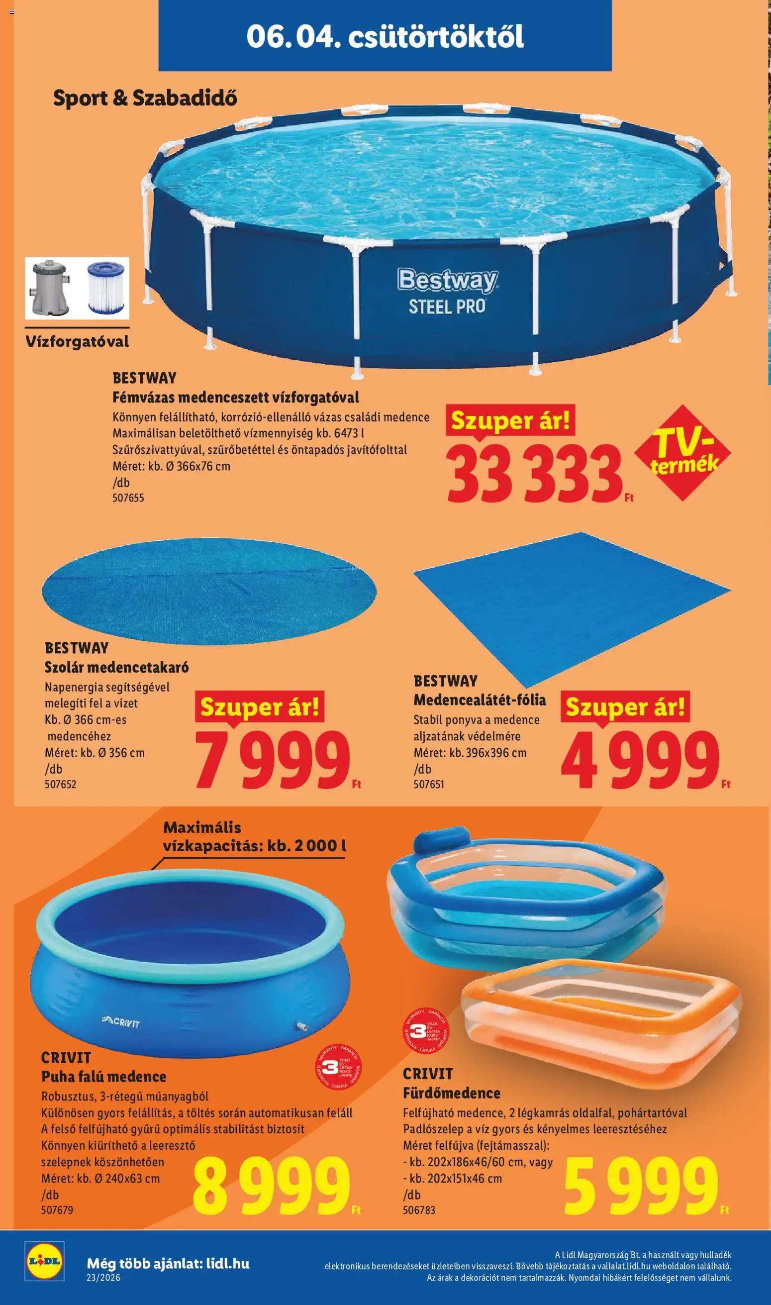 Lidl újság 2026.06.04. Lidl Nonfood kínálatunk