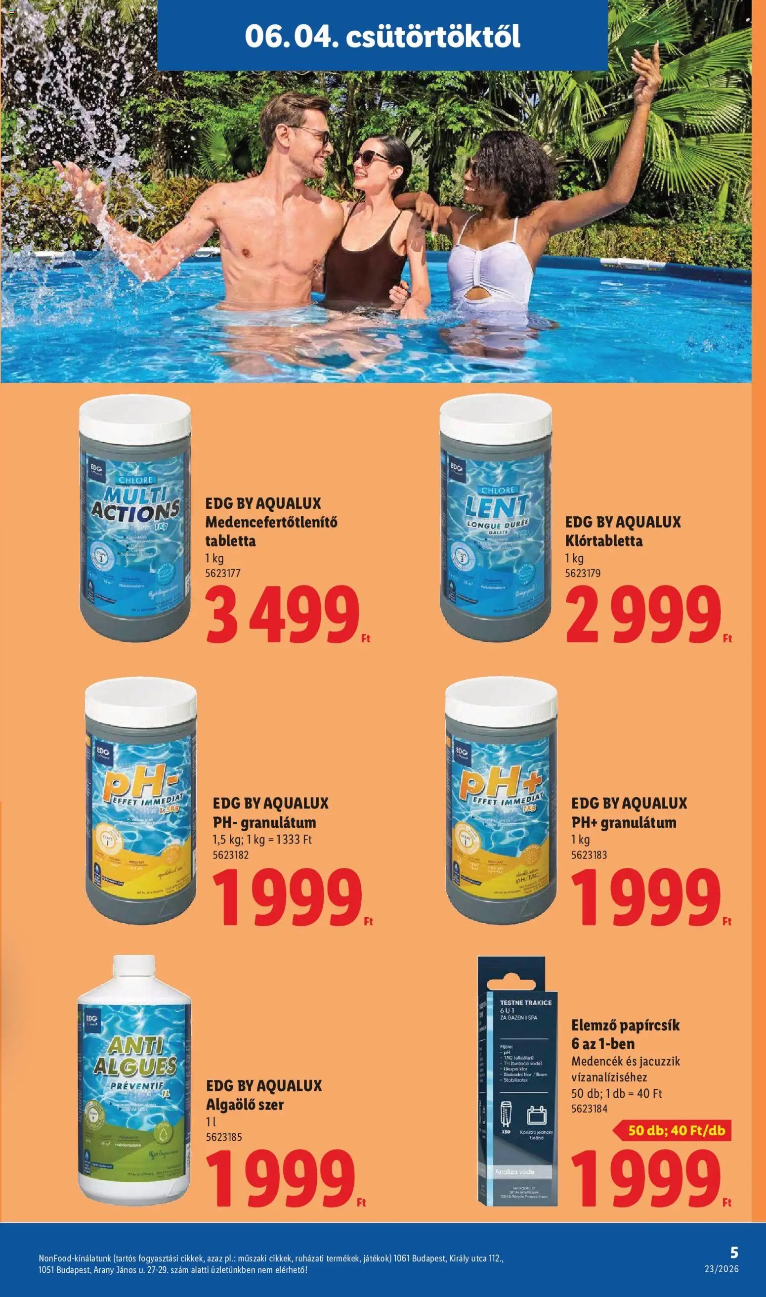 Lidl újság 2026.06.04. Lidl Nonfood kínálatunk