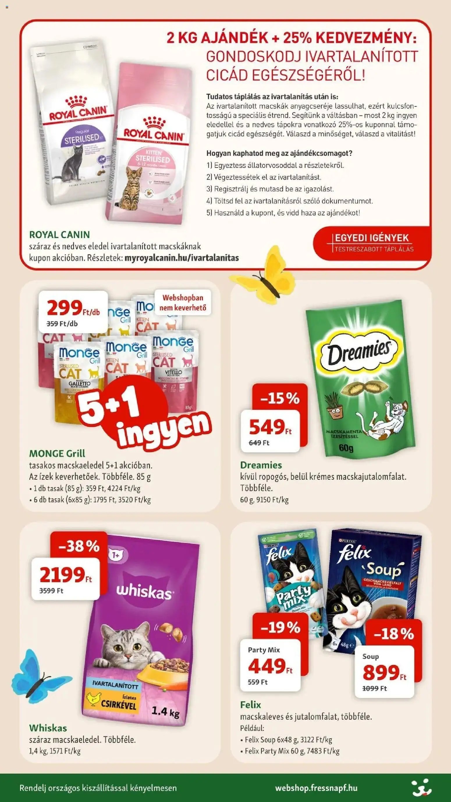 Fressnapf újság 2026.04.09. Fressnapf aktuális akciós újság (2026-04-09 - 2026-04-15)