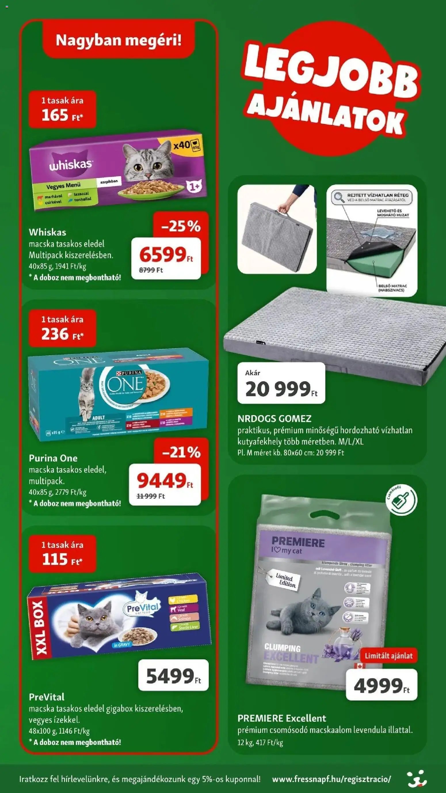 Fressnapf újság 2026.04.09. Fressnapf aktuális akciós újság (2026-04-09 - 2026-04-15)