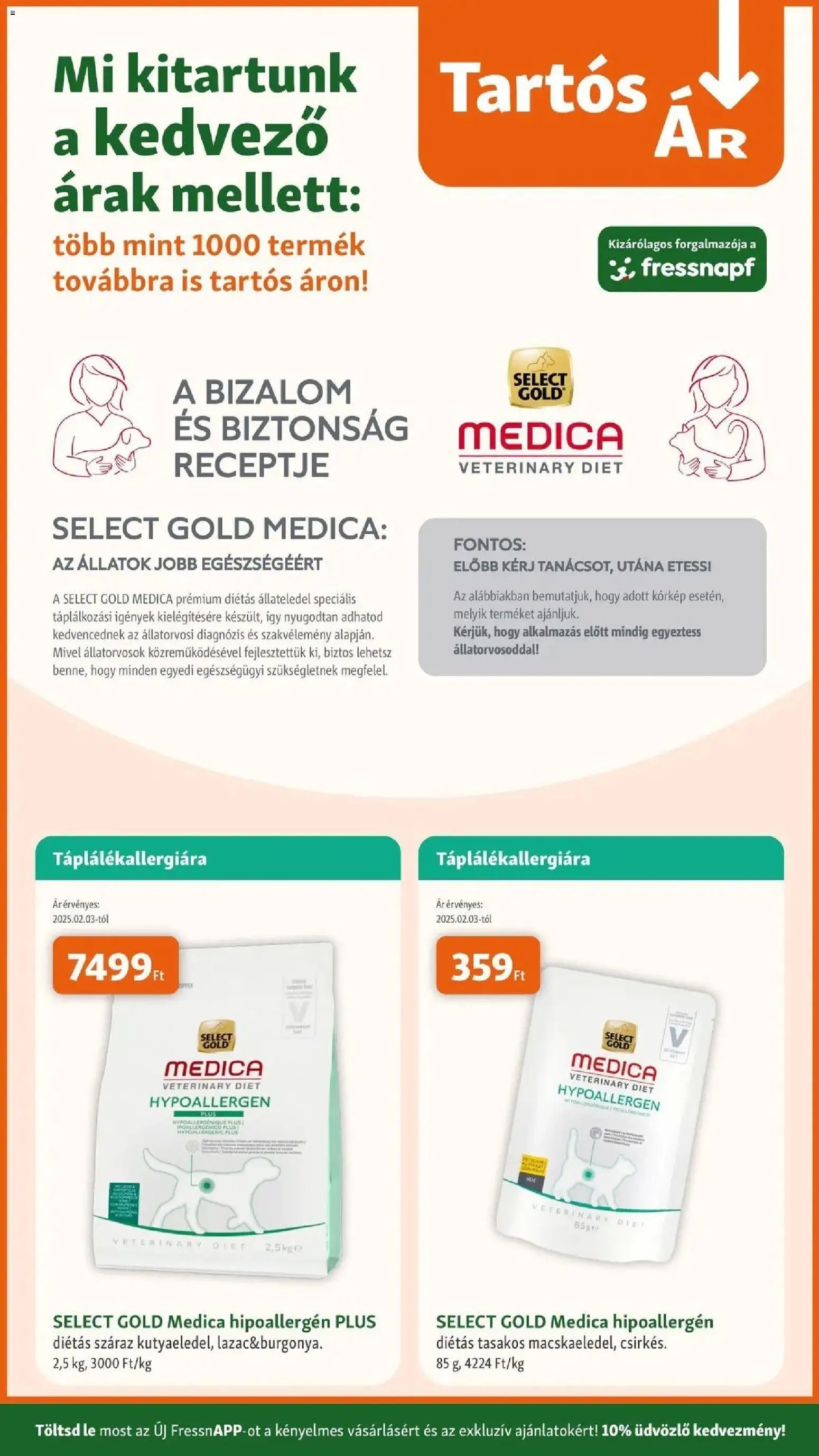 Fressnapf újság 2026.04.09. Fressnapf aktuális akciós újság (2026-04-09 - 2026-04-15)