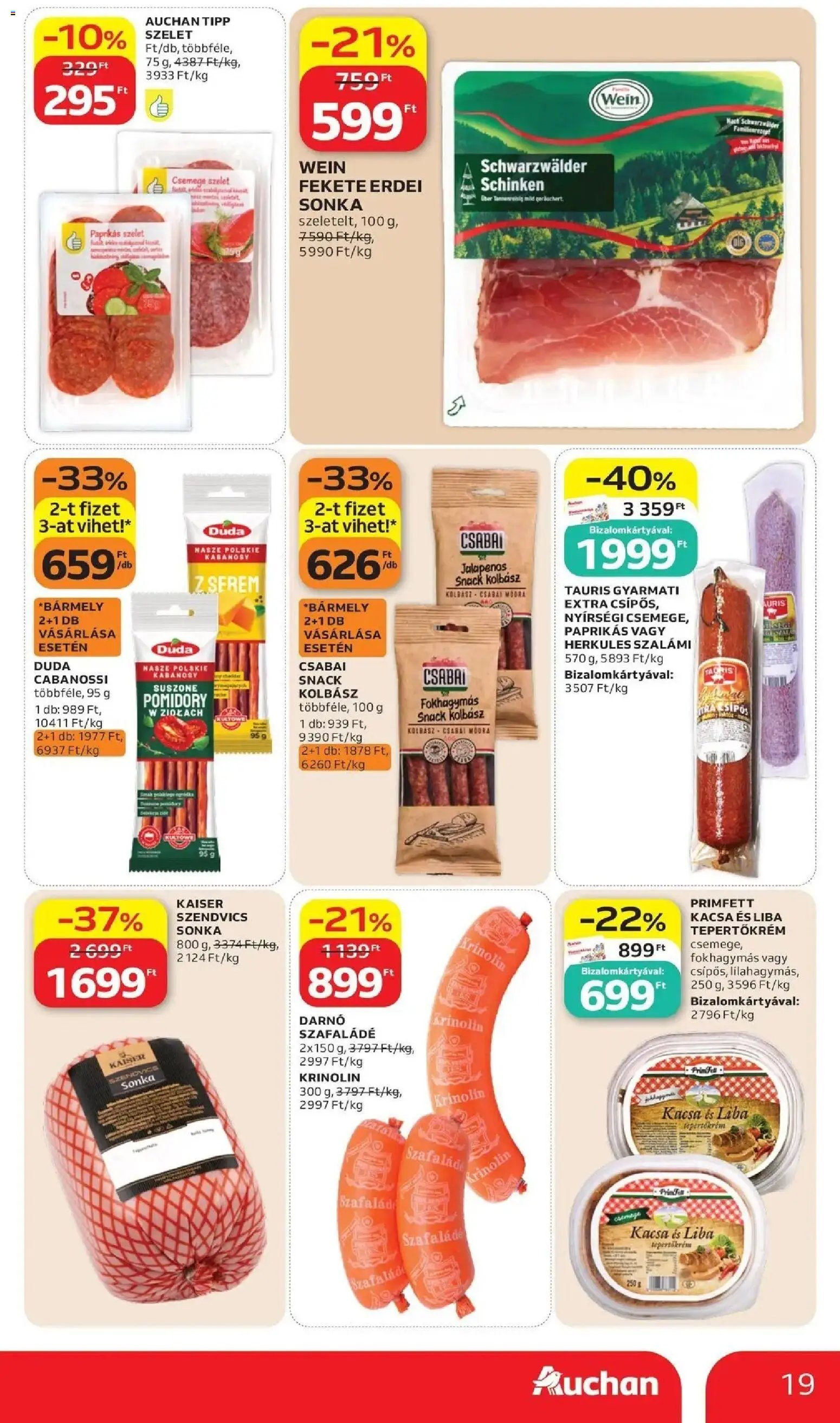 Auchan újság 2026.07.02. Auchan akciós újság Szolnok