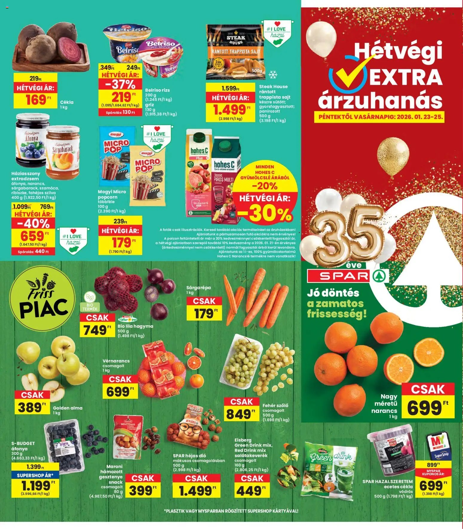 Interspar újság 2026.01.22. Akciós újság Interspar (2026-01-22 - 2026-01-28)