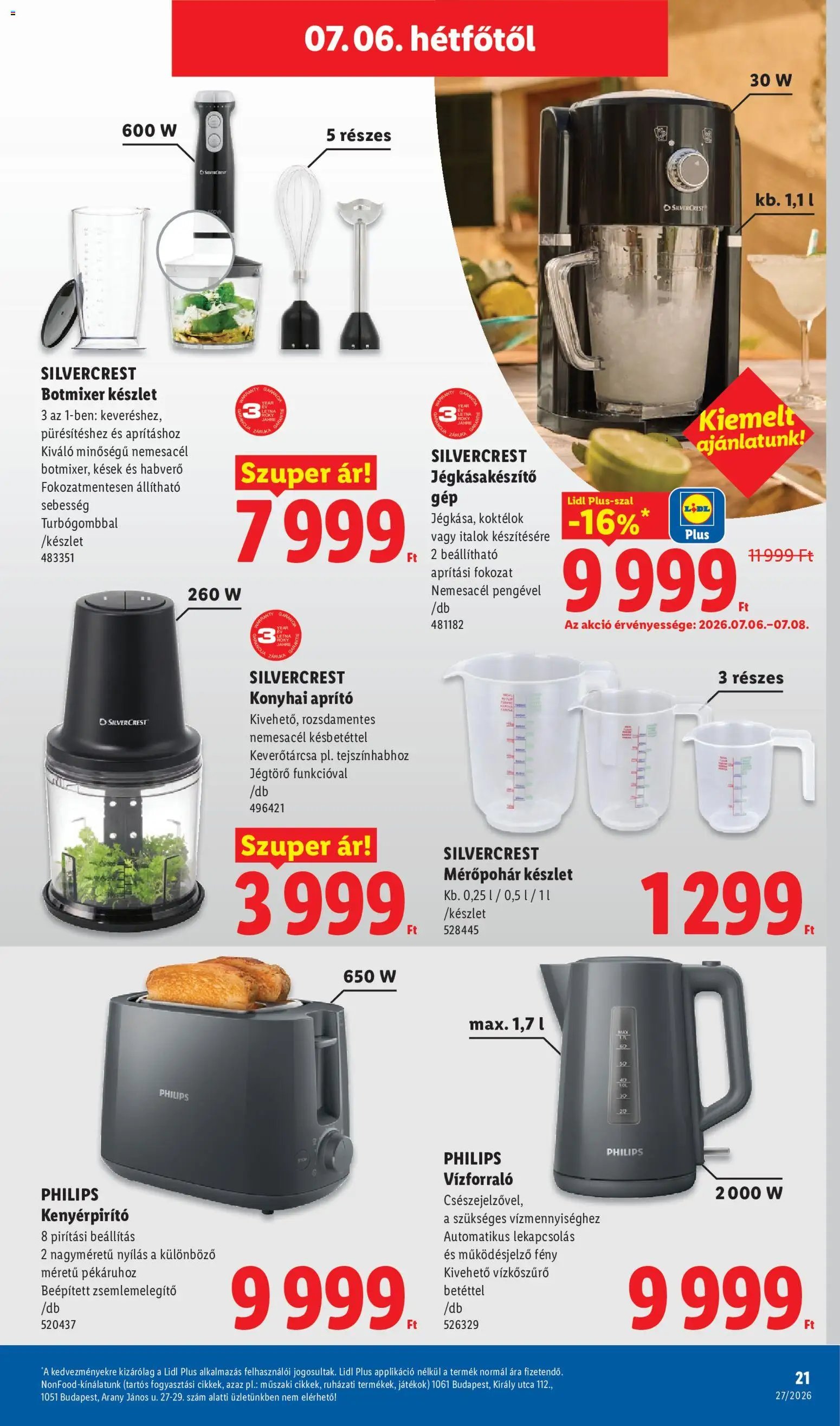 Lidl újság 2026.07.02. Lidl Nonfood kínálatunk