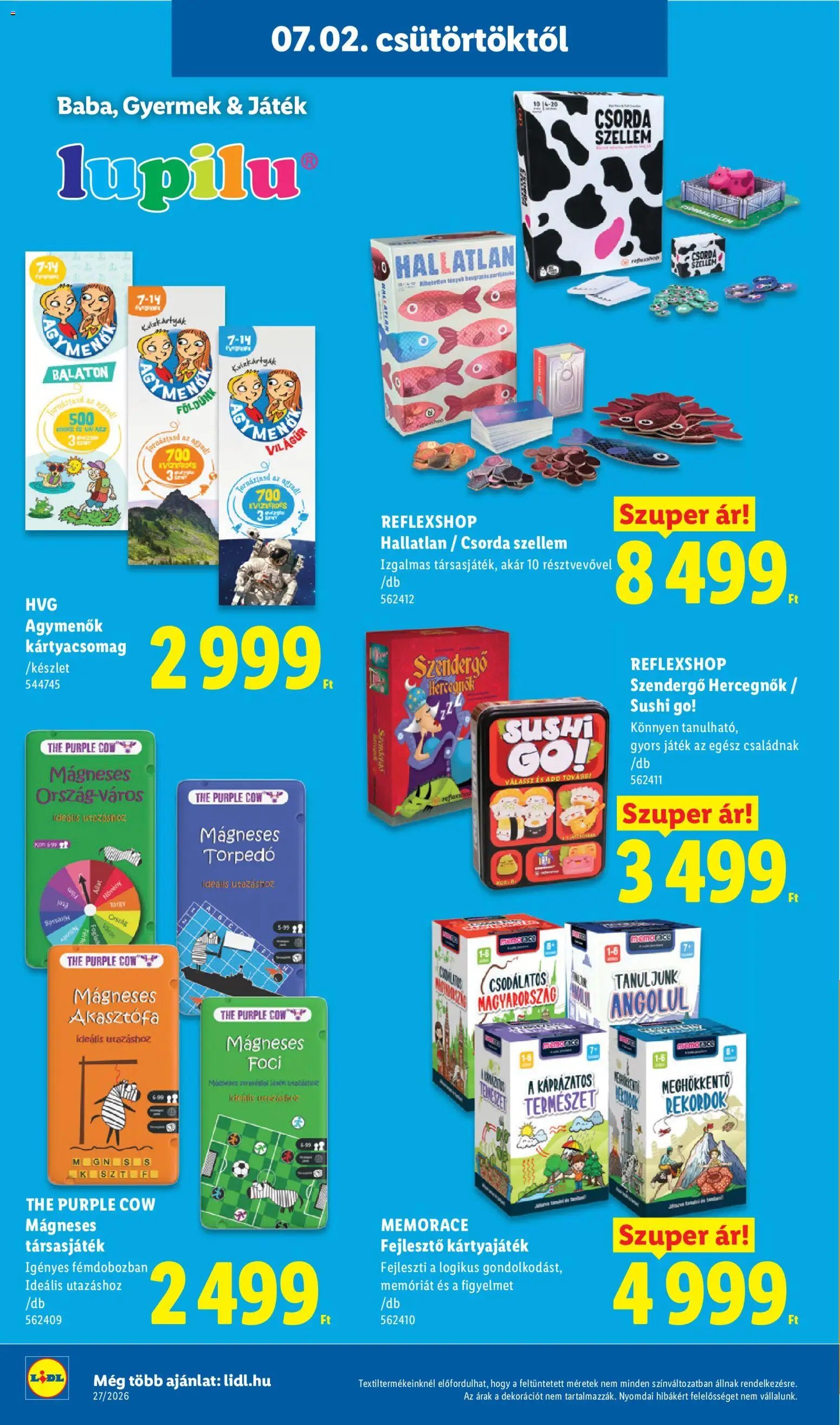 Lidl újság 2026.07.02. Lidl Nonfood kínálatunk