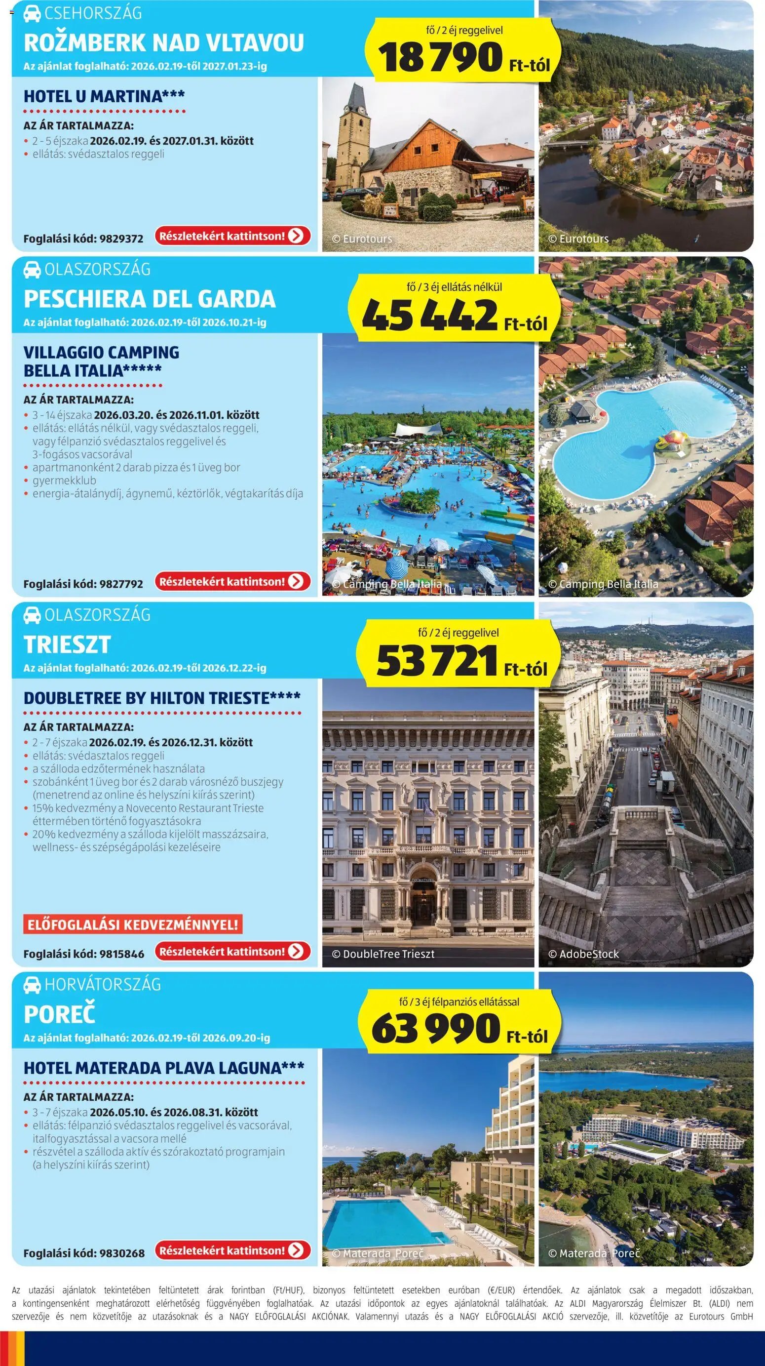 Aldi újság 2026.02.19. Utazás katalógus (2026-02-19 - 2026-02-25)