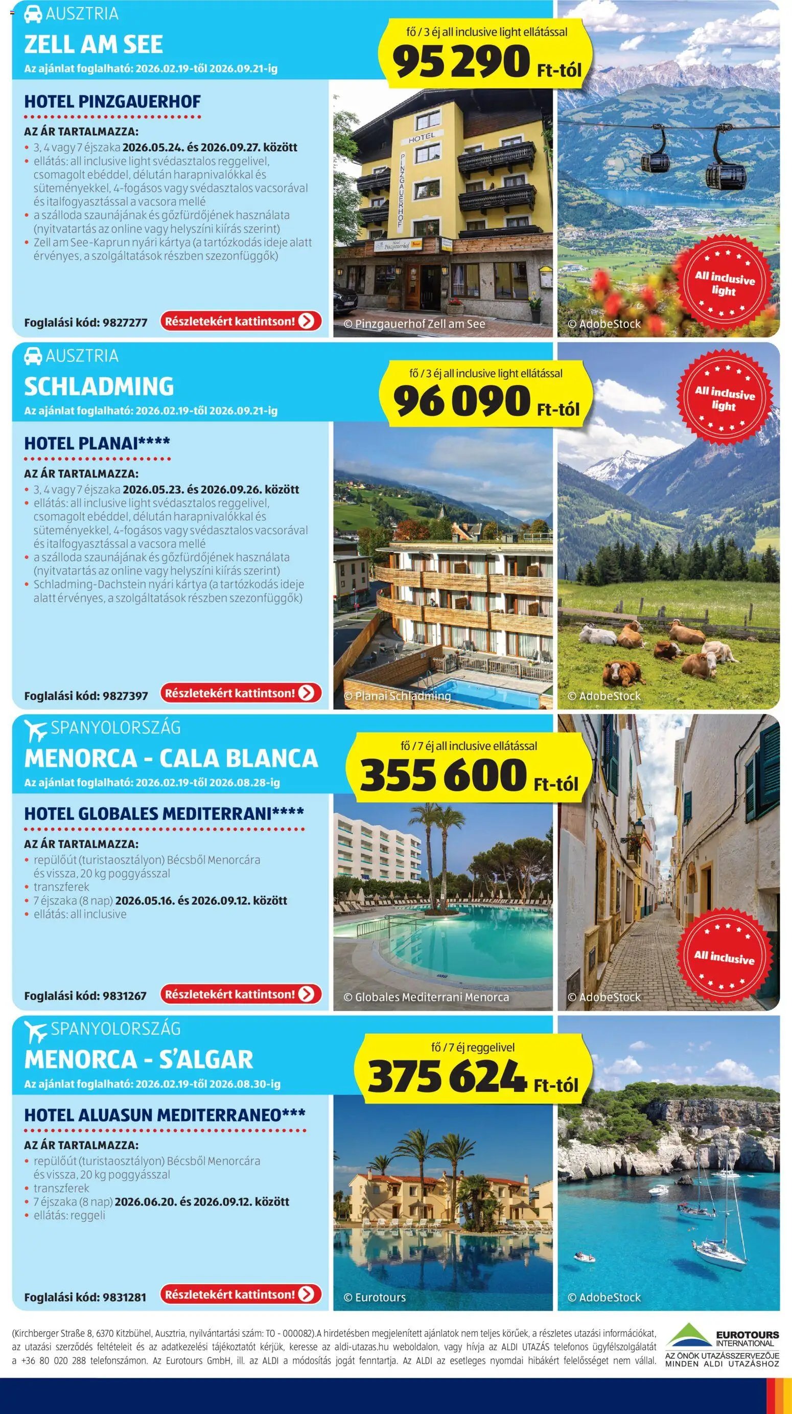 Aldi újság 2026.02.19. Utazás katalógus (2026-02-19 - 2026-02-25)