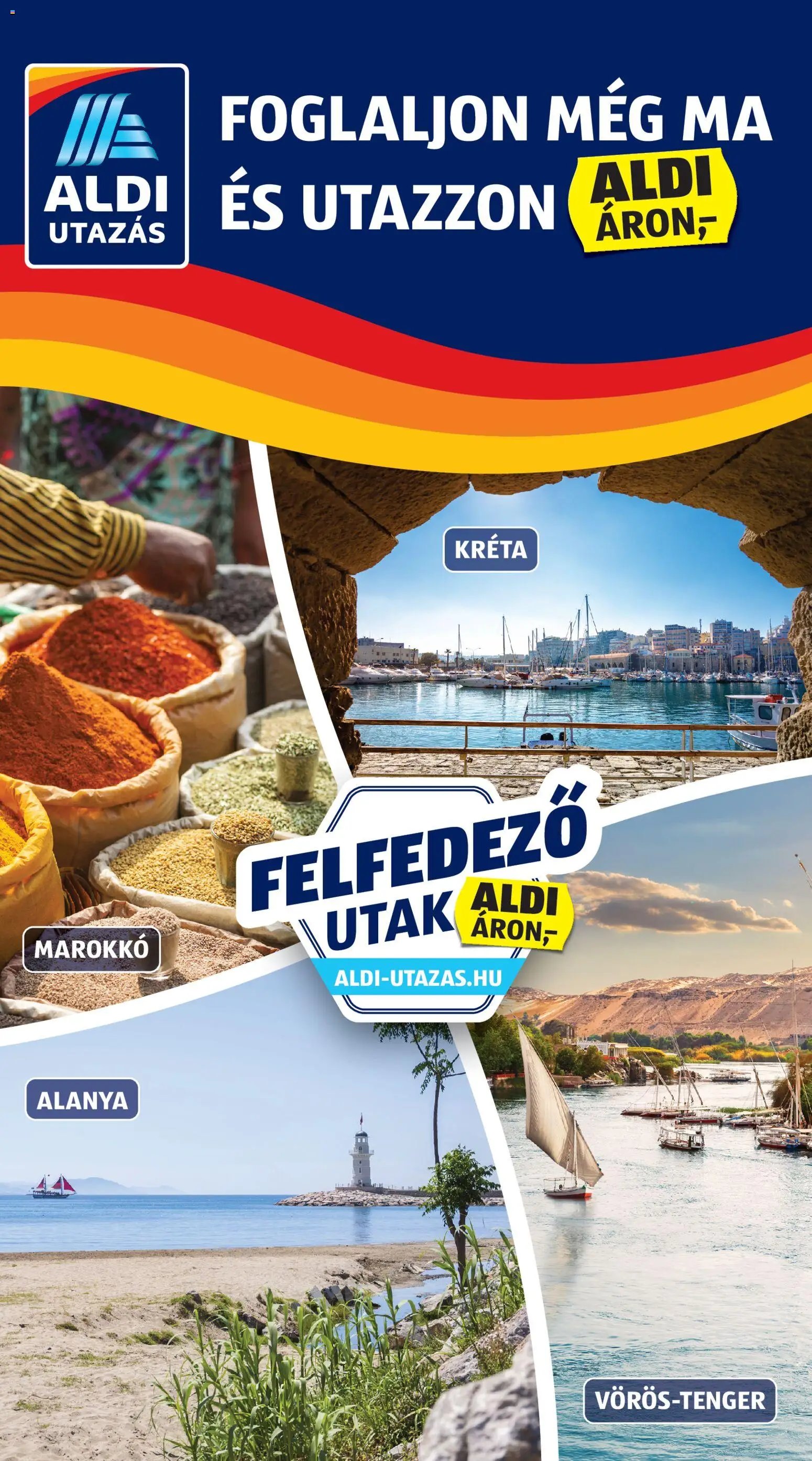Aldi újság 2026.02.19. Utazás katalógus (2026-02-19 - 2026-02-25)
