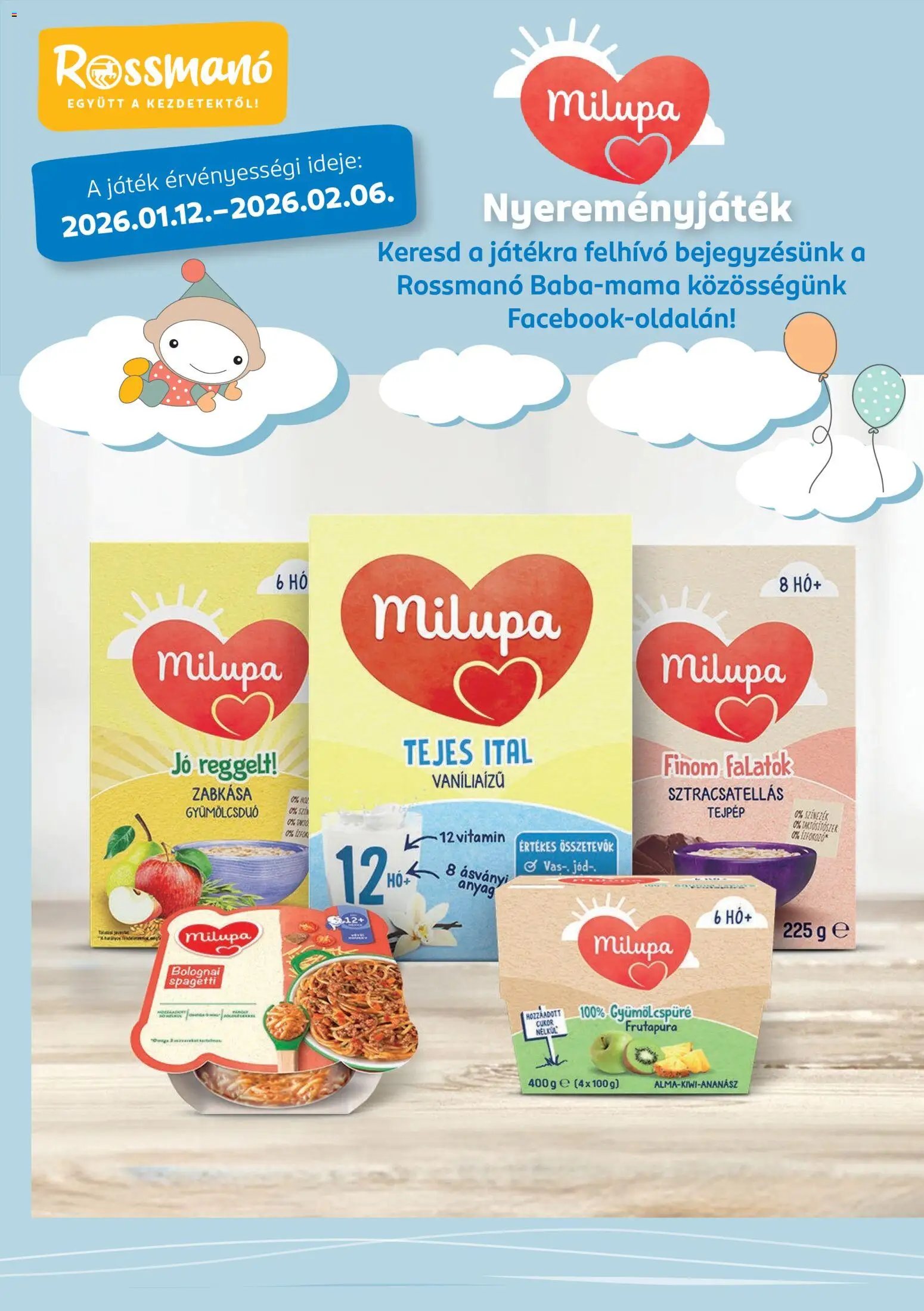 Rossmann újság 2026.01.12. Babaprogram (2026-01-12 - 2026-02-08)